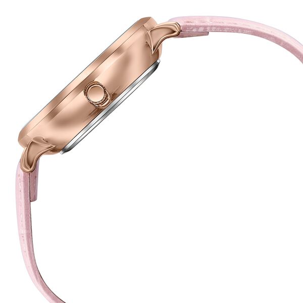 Sonata SP80119WL02 | Sonata Poze Quartz Analog Pink Dial Pink Colour Leather Strap Watch For Women