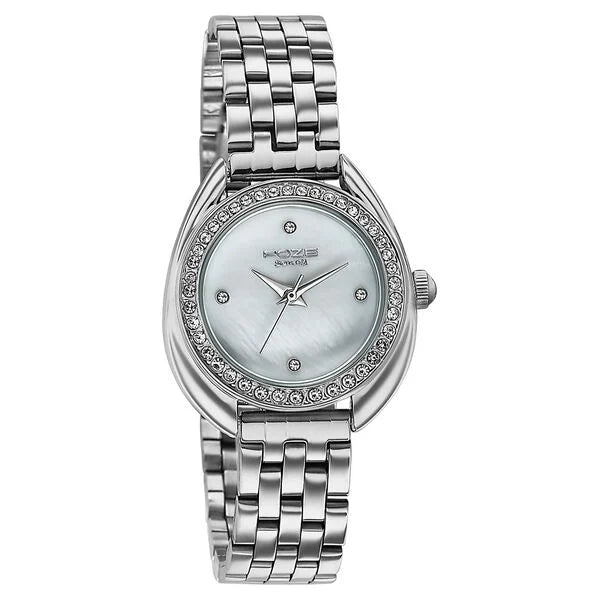 Sonata SP80151SM01 | Poze By Sonata Quartz Analog Mother of Pearl Dial Silver Metal Strap Watch For Women
