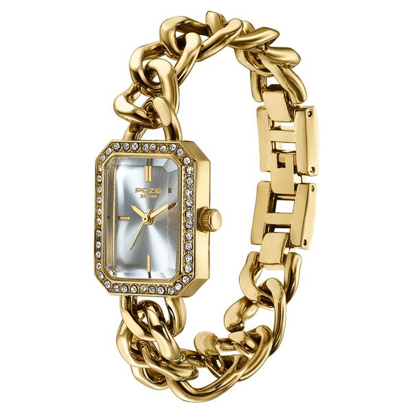 Sonata SP80157YM01 | Poze By Sonata Quartz Analog Silver Dial Metal Strap Watch For Women