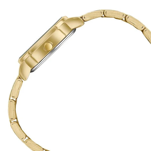 Sonata SP80161YM01 | Poze By Sonata Quartz Analog White Mother of Pearl Dial Golden Stainless Steel Strap Watch For Women
