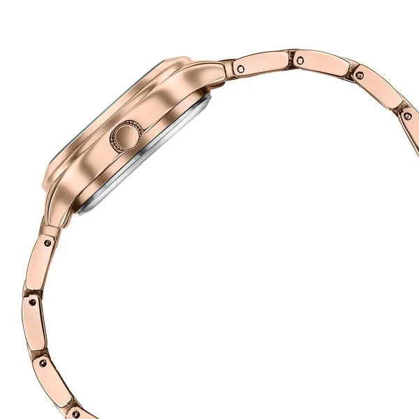 Sonata SP80162WM01 | Poze By Sonata Quartz Analog White Mother of Pearl Dial Rose Gold Metal Strap Watch For Women