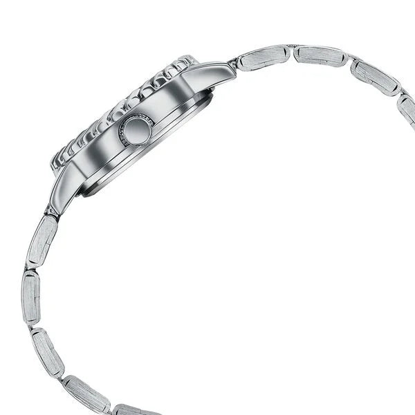 Sonata SP80177SM01 | Poze By Sonata Quartz Analog White Mother of Pearl Dial Silver Metal Strap Watch For Women