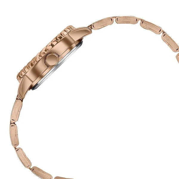 Sonata SP80177WM01 | Poze By Sonata Quartz Analog White Mother of Pearl Dial Rose Gold Metal Strap Watch For Women
