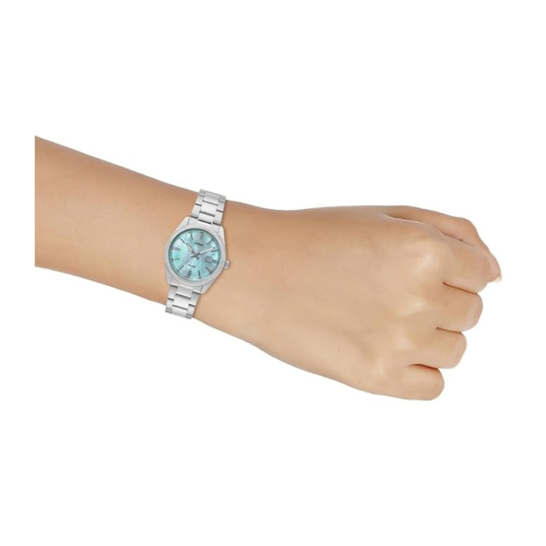 Casio LTP-1302DS-2AVDF A2363 | Enticer Women Quartz Blue Dial Analog Stainless Steel Watch