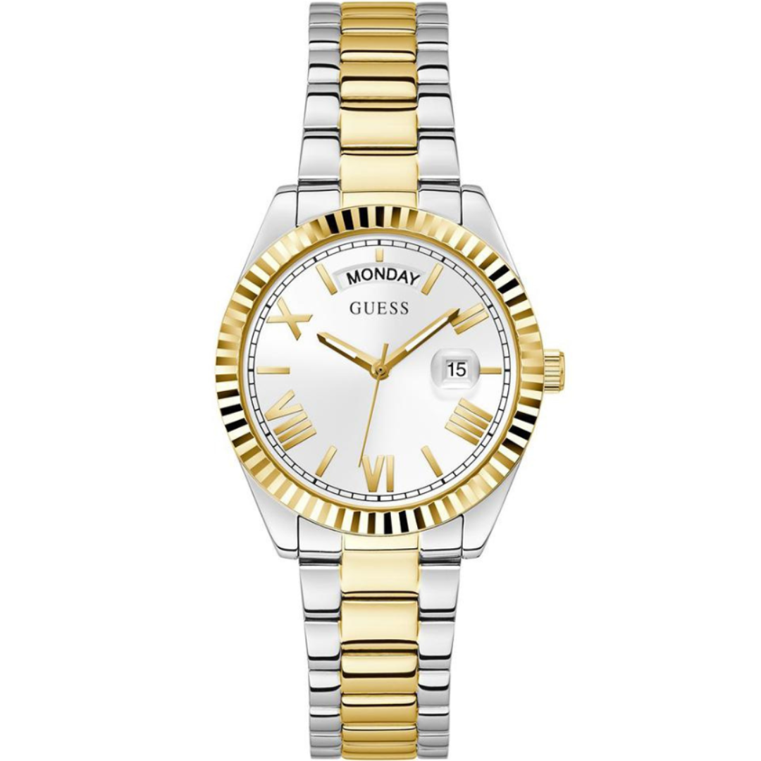 Guess GW0308L6 | Gd Luna Women Quartz White Dial Analog Stainless Steel