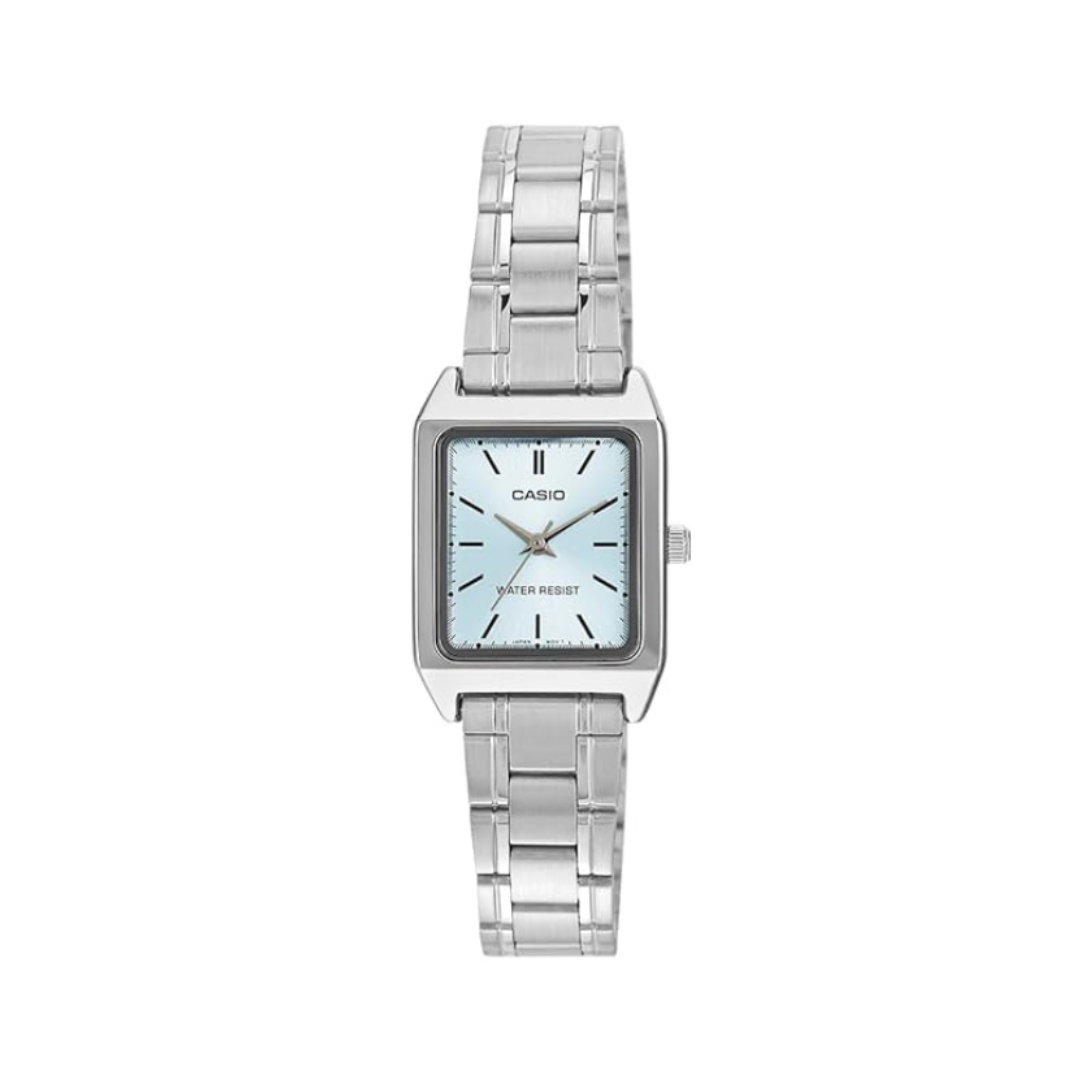 Casio LTP-V007D-2EUDF A2280 | Enticer Women Quartz Blue Dial Analog Stainless Steel Watch