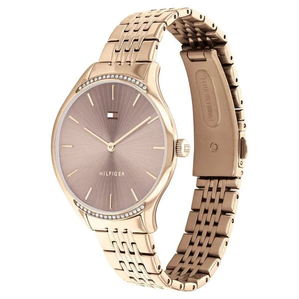 Tommy Hilfiger NCTH1782212 | Tommy Hilfiger Quartz Analog Grey Dial Stainless Steel Strap Watch for Women