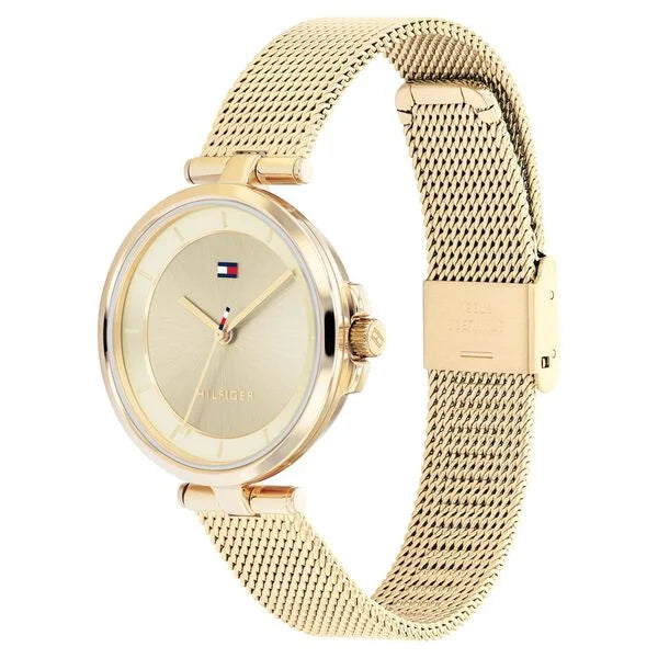 Tommy Hilfiger NCTH1782362 | Tommy Hilfiger Quartz Analog Beige Dial Stainless Steel Strap Watch for Women