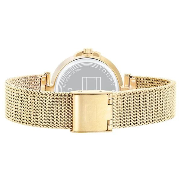 Tommy Hilfiger NCTH1782362 | Tommy Hilfiger Quartz Analog Beige Dial Stainless Steel Strap Watch for Women