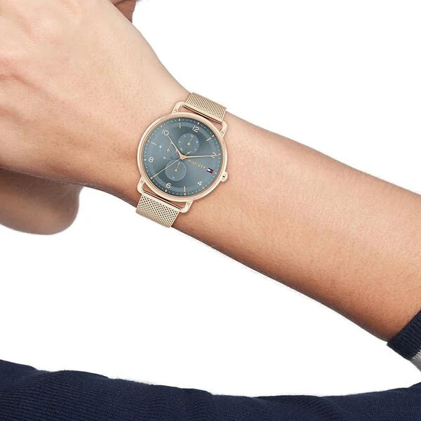 Tommy Hilfiger TH1782664 | Tommy Hilfiger Quartz Multifunction Blue Stainless Steel Strap for Women