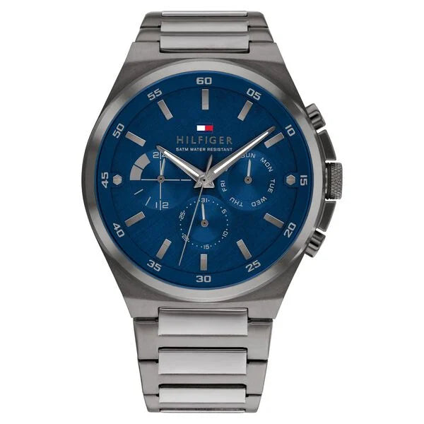 Tommy Hilfiger TH17922089 | Tommy Hilfiger Quartz Multifunction Blue dial Stainless Steel Strap Watch for Men