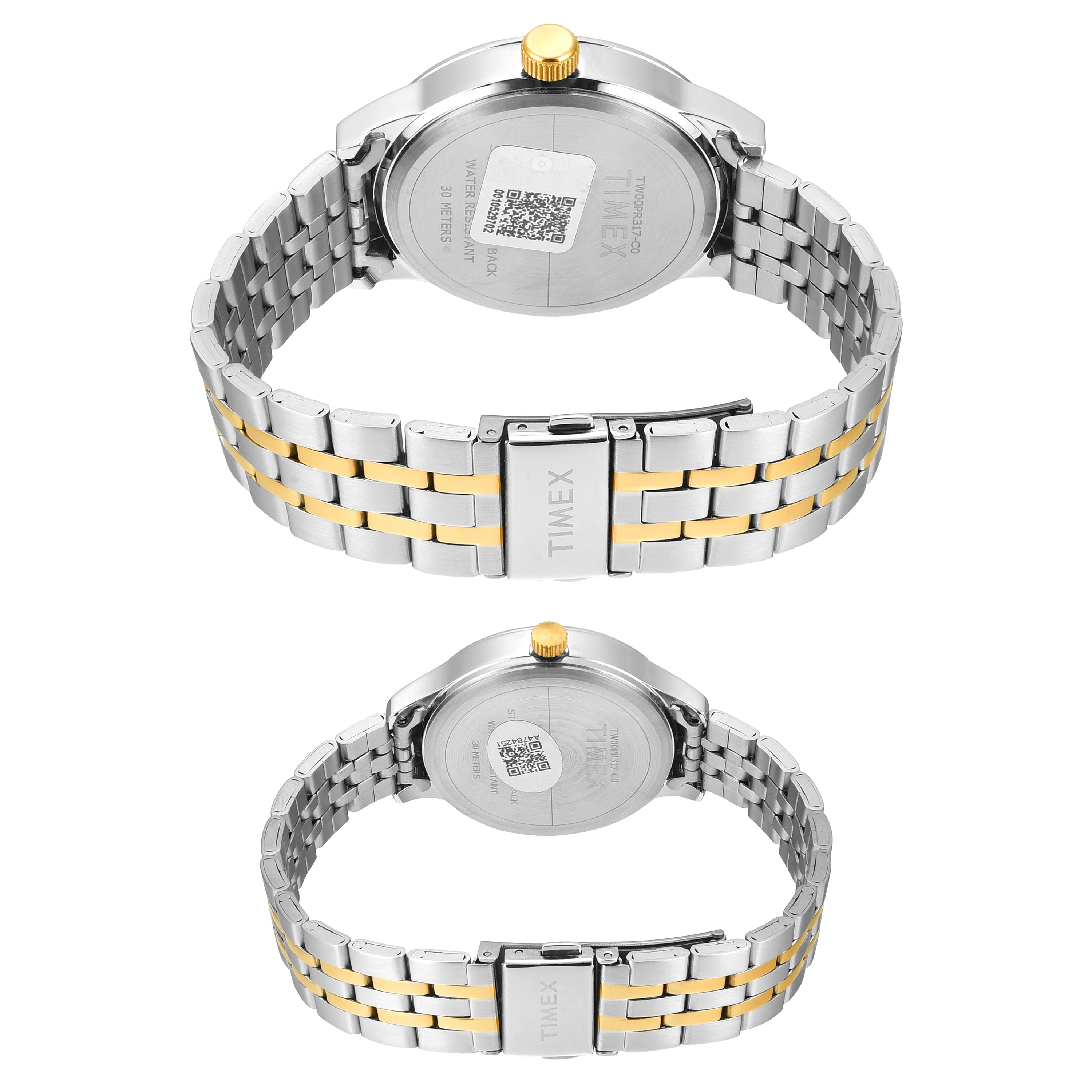 Timex TW00PR317 | TIMEX Pairs Grey Round Dial Analog Watch