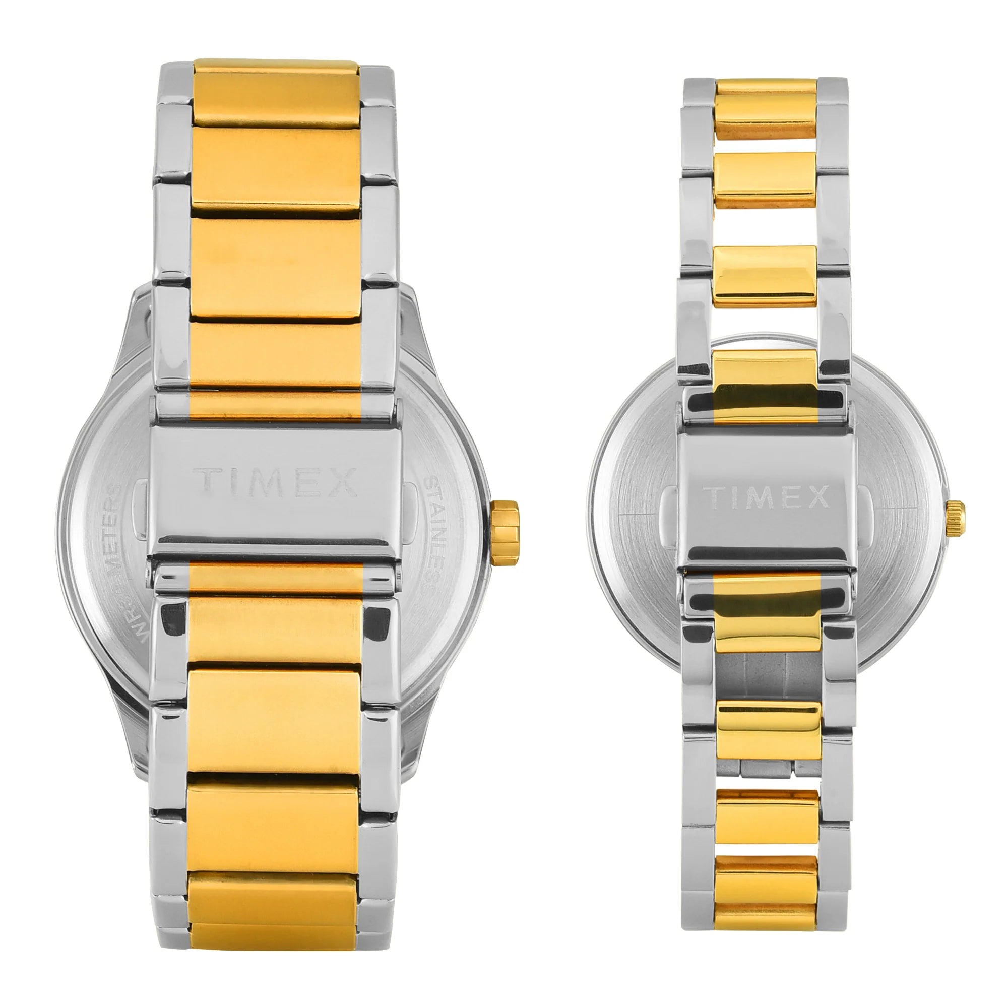 Timex TW00PR340 | TIMEX Green Round Dial Analog Pair's Watch