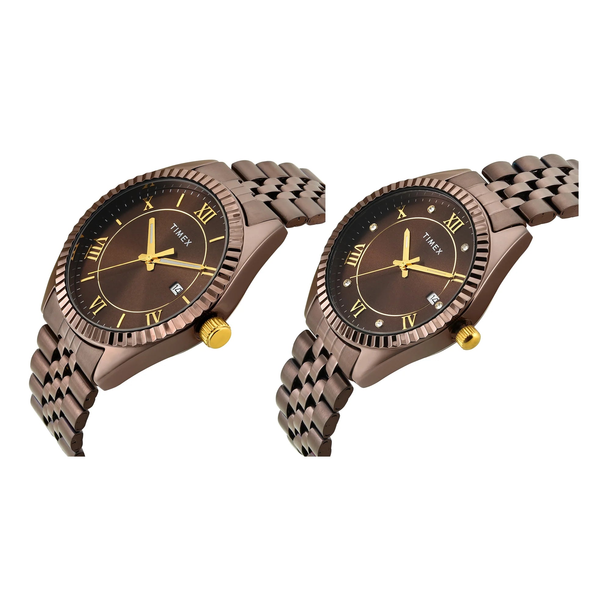 Timex TW00PR344 | TIMEX Trendline Brown Round Dial Analog