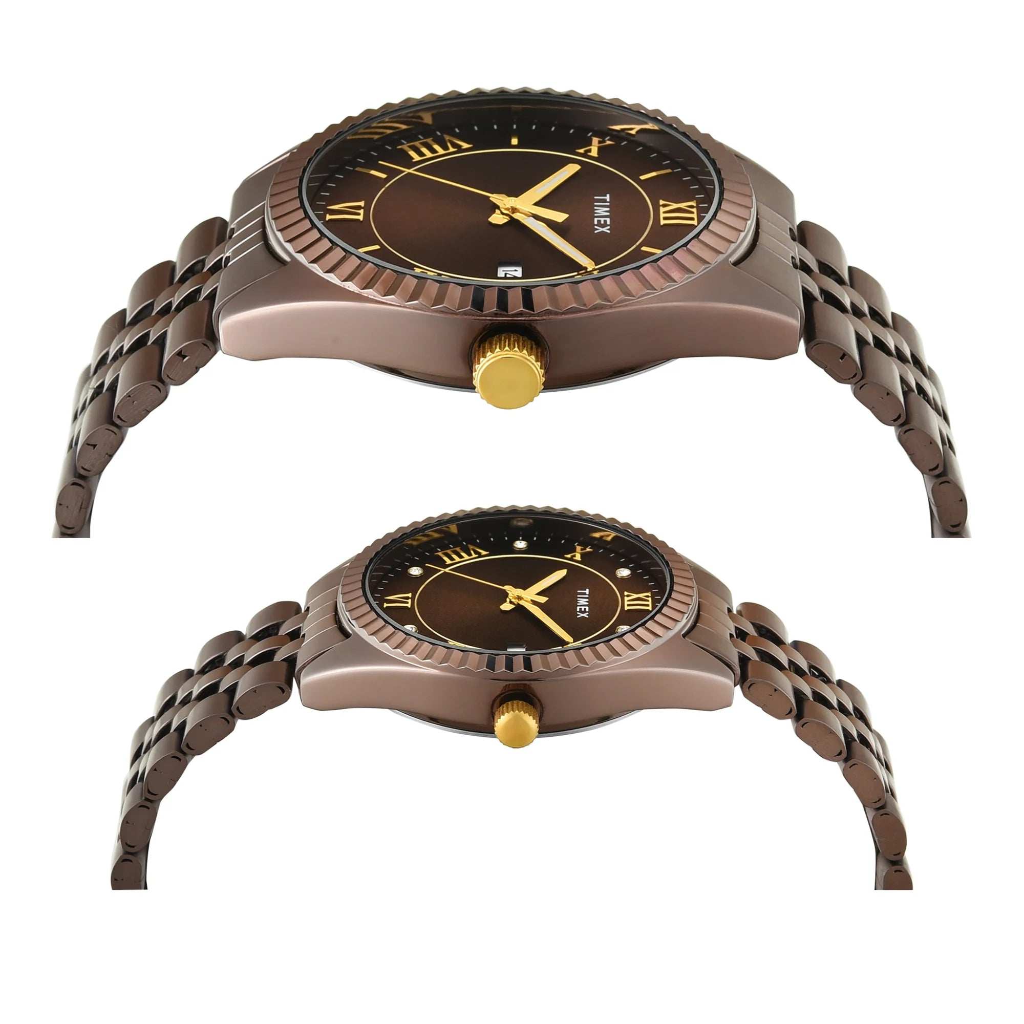 Timex TW00PR344 | TIMEX Trendline Brown Round Dial Analog