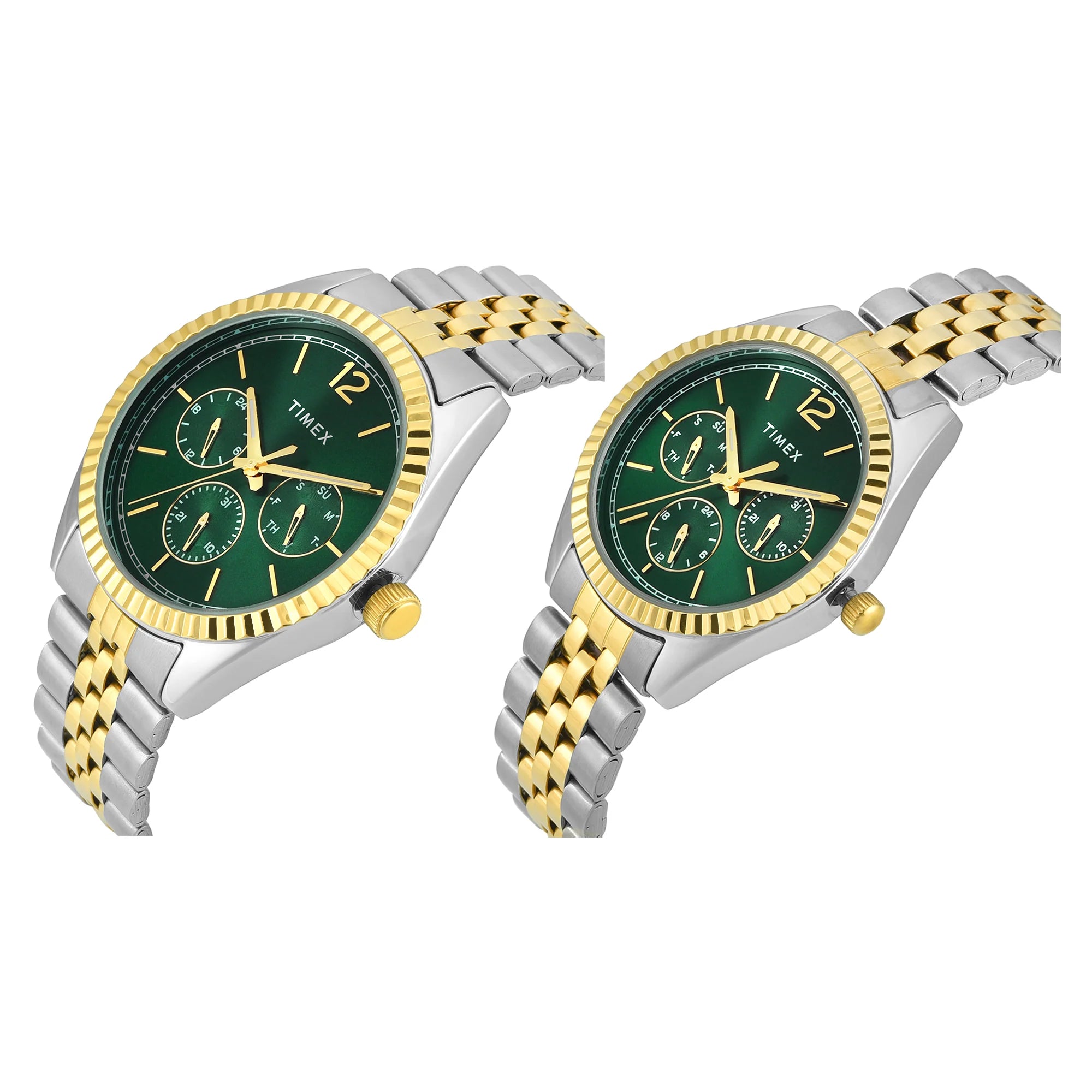 Timax TW00PR347 | TIMEX Trendline Green Round Dial Analog