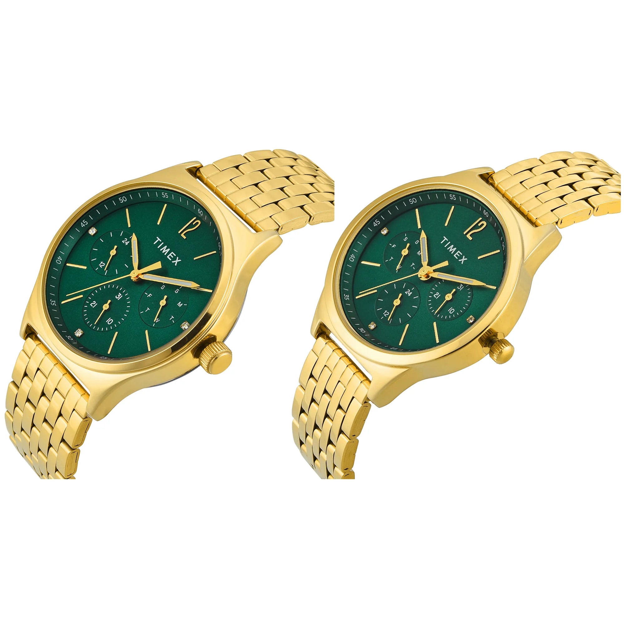 Timex TW00PR348 | TIMEX Trendline Green Round Dial Analog