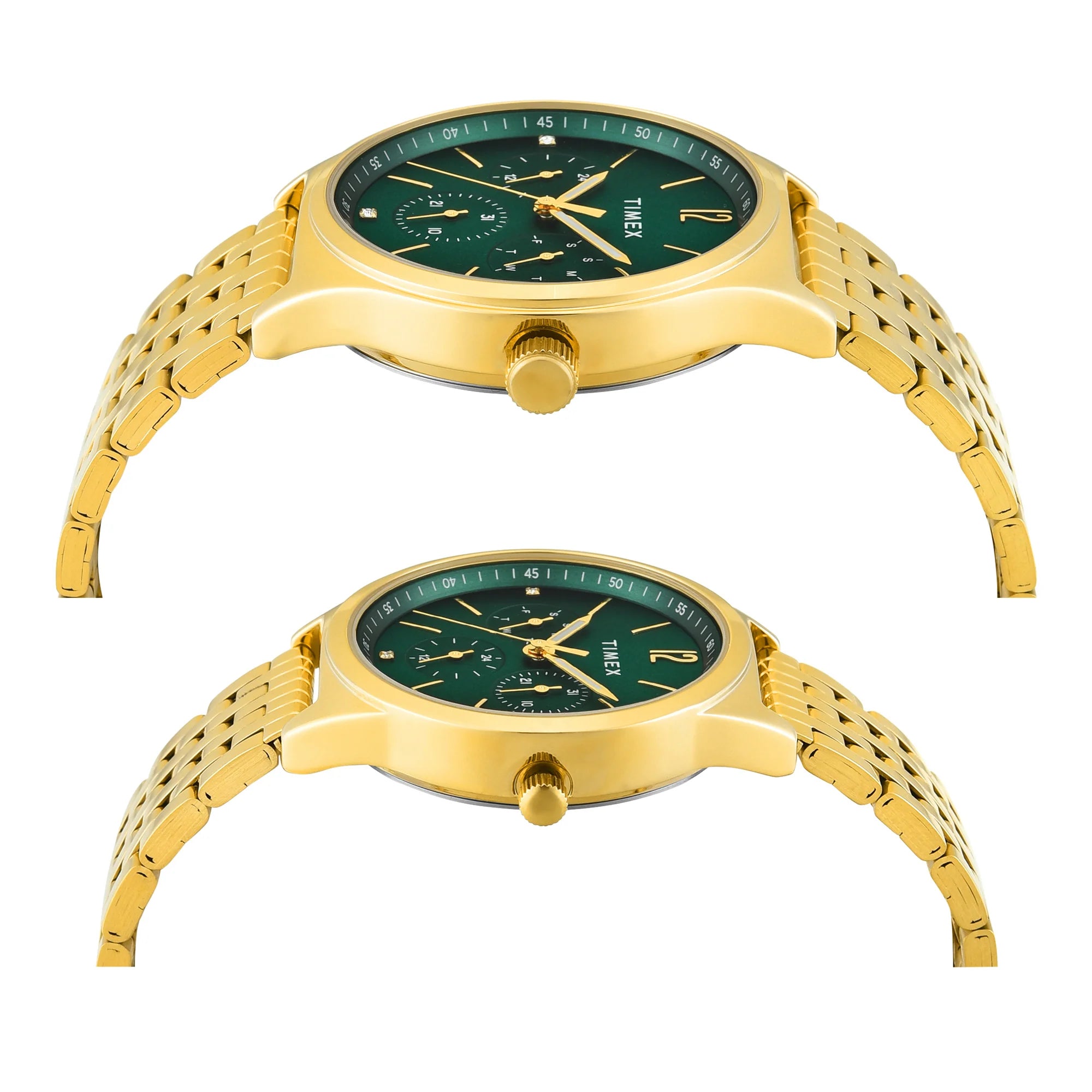 Timex TW00PR348 | TIMEX Trendline Green Round Dial Analog