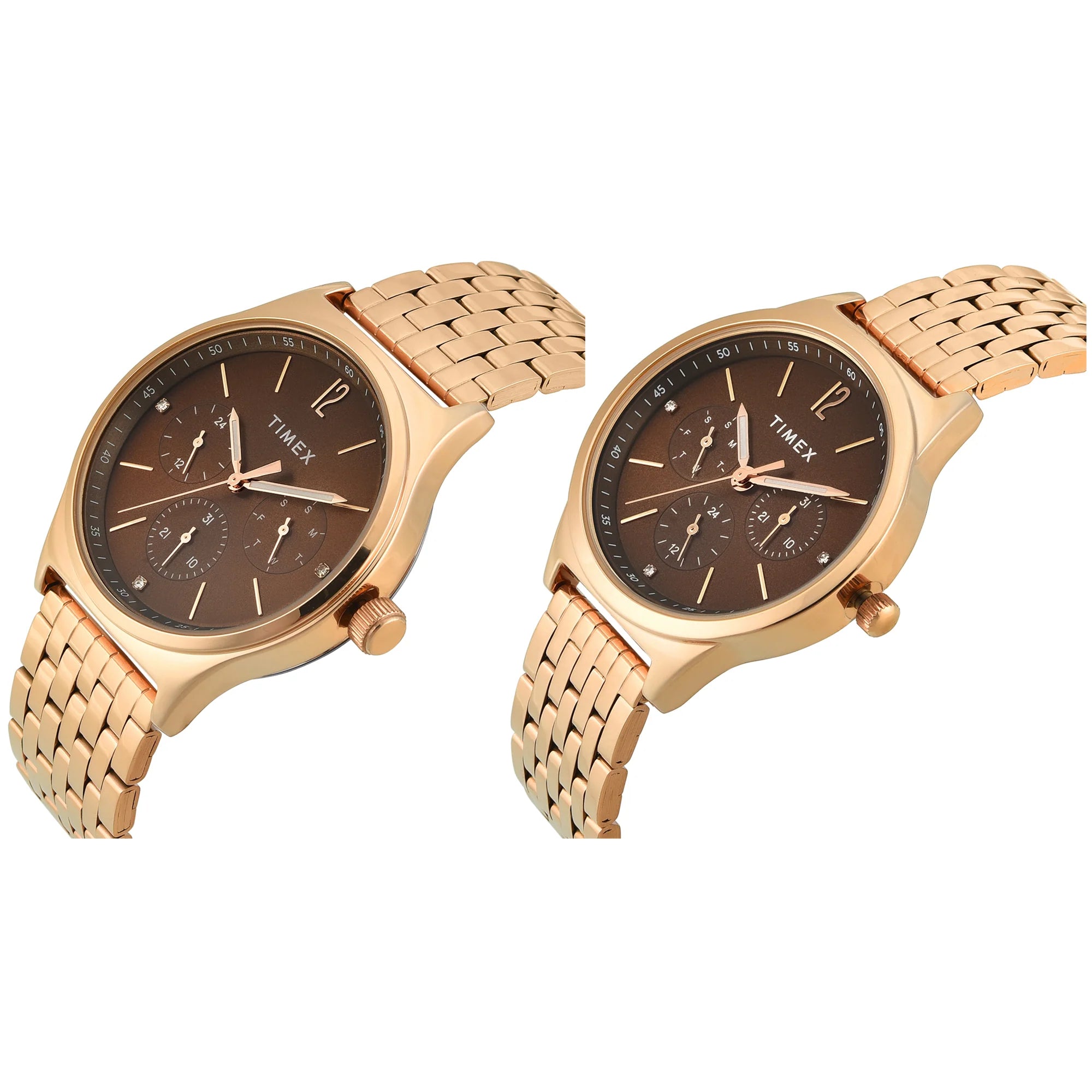 Timax TW00PR349 | TIMEX Trendline Brown Round Dial Analog