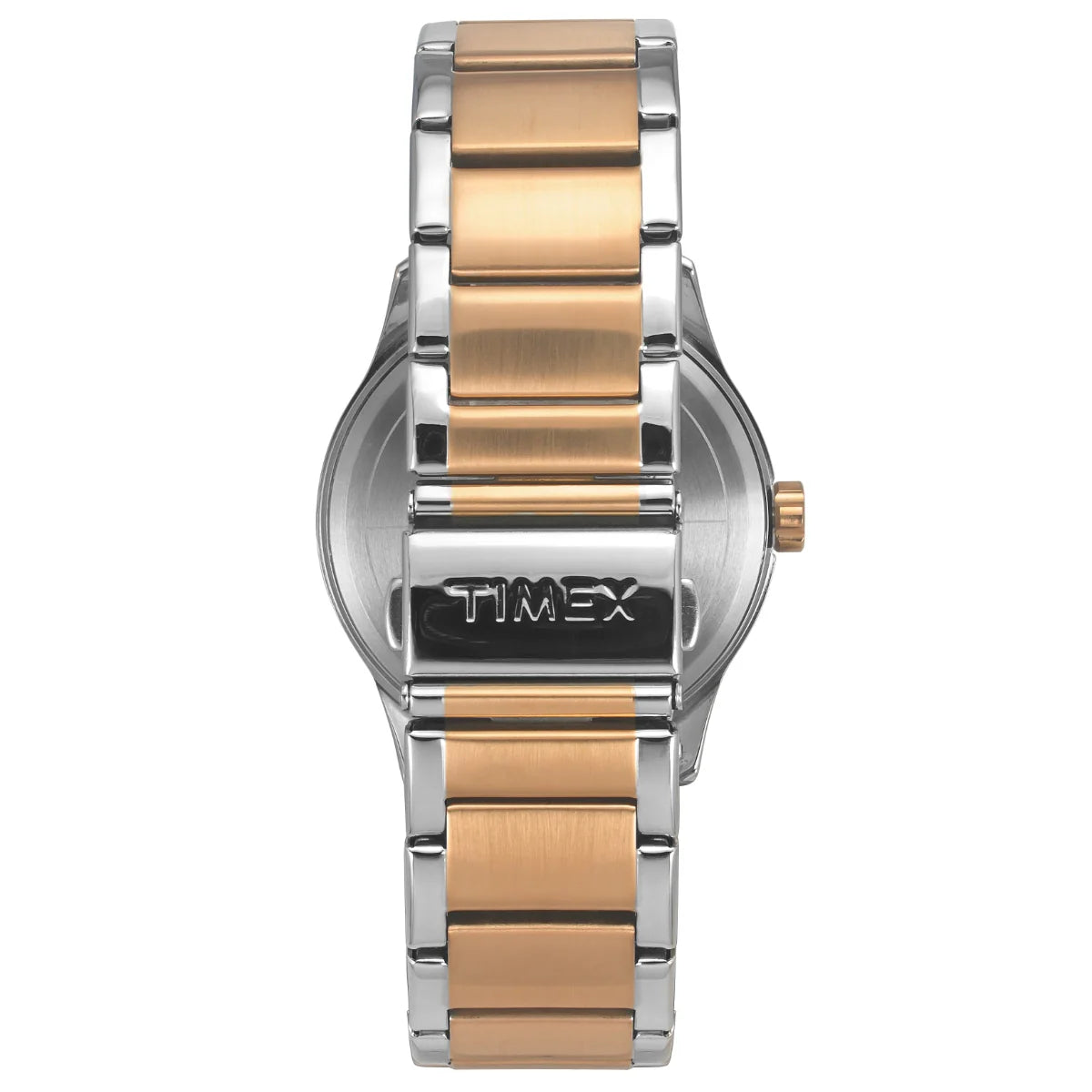 Timex TW0TG7617 | Timex Men Multifunction Black Round Brass Dial Watch