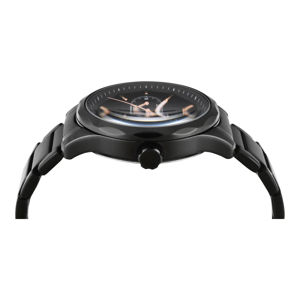 Timex TW0TG7625 | Timex Men Black Round Multifunction Dial Watch