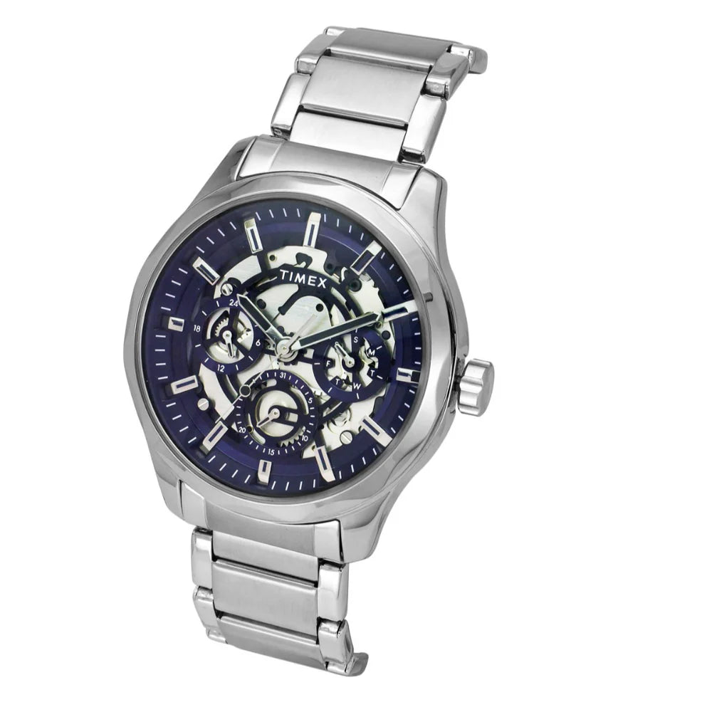 Timex TW0TG7627 | Timex Men Blue Round Dial Analog Watch