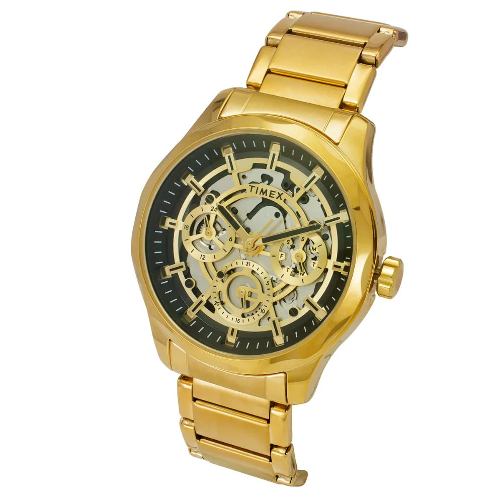 Timex TW0TG7628 | Timex Men Black Round Dial Analog Watch