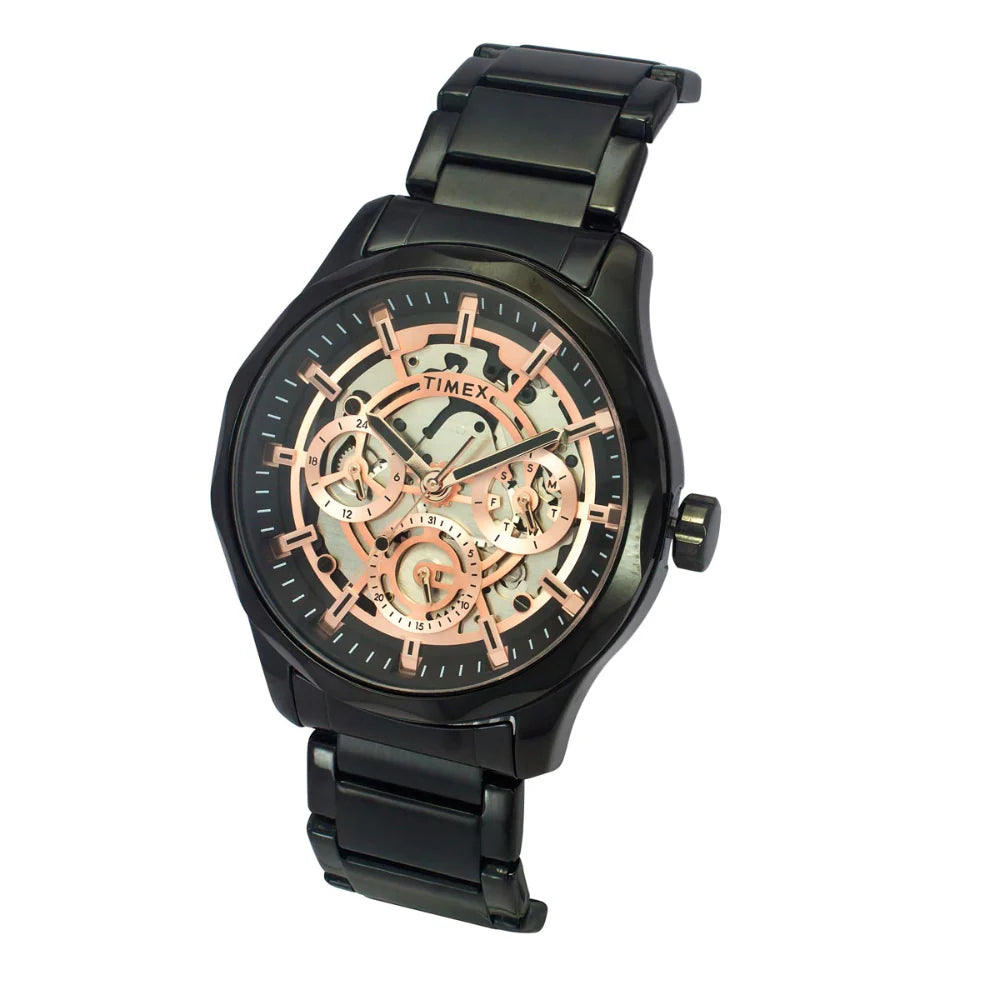 Timex TW0TG7630 | Timex Men Black Round Dial Analog Watch