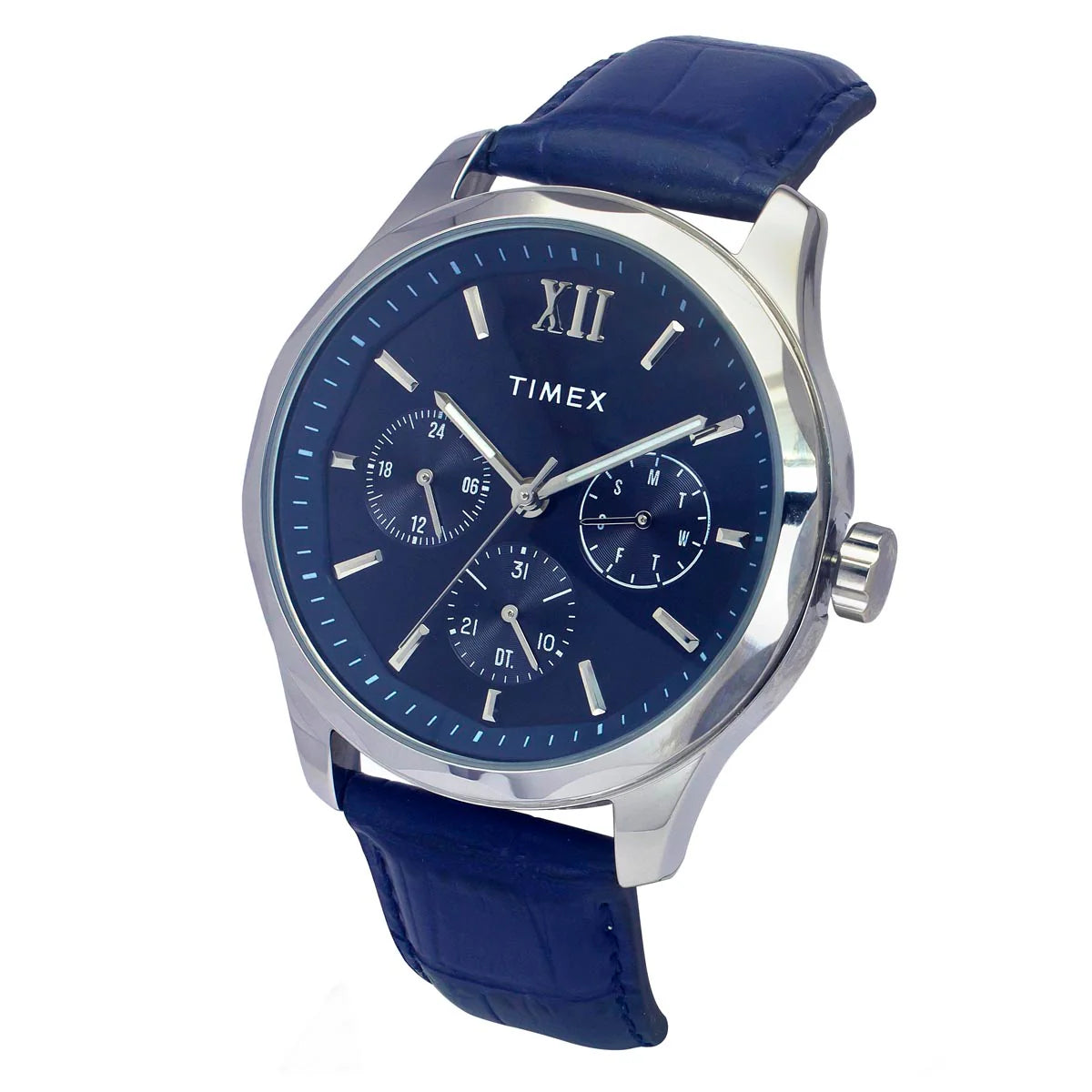 Timex TW0TG7632 | Timex Men Blue Round Dial Analog Watch