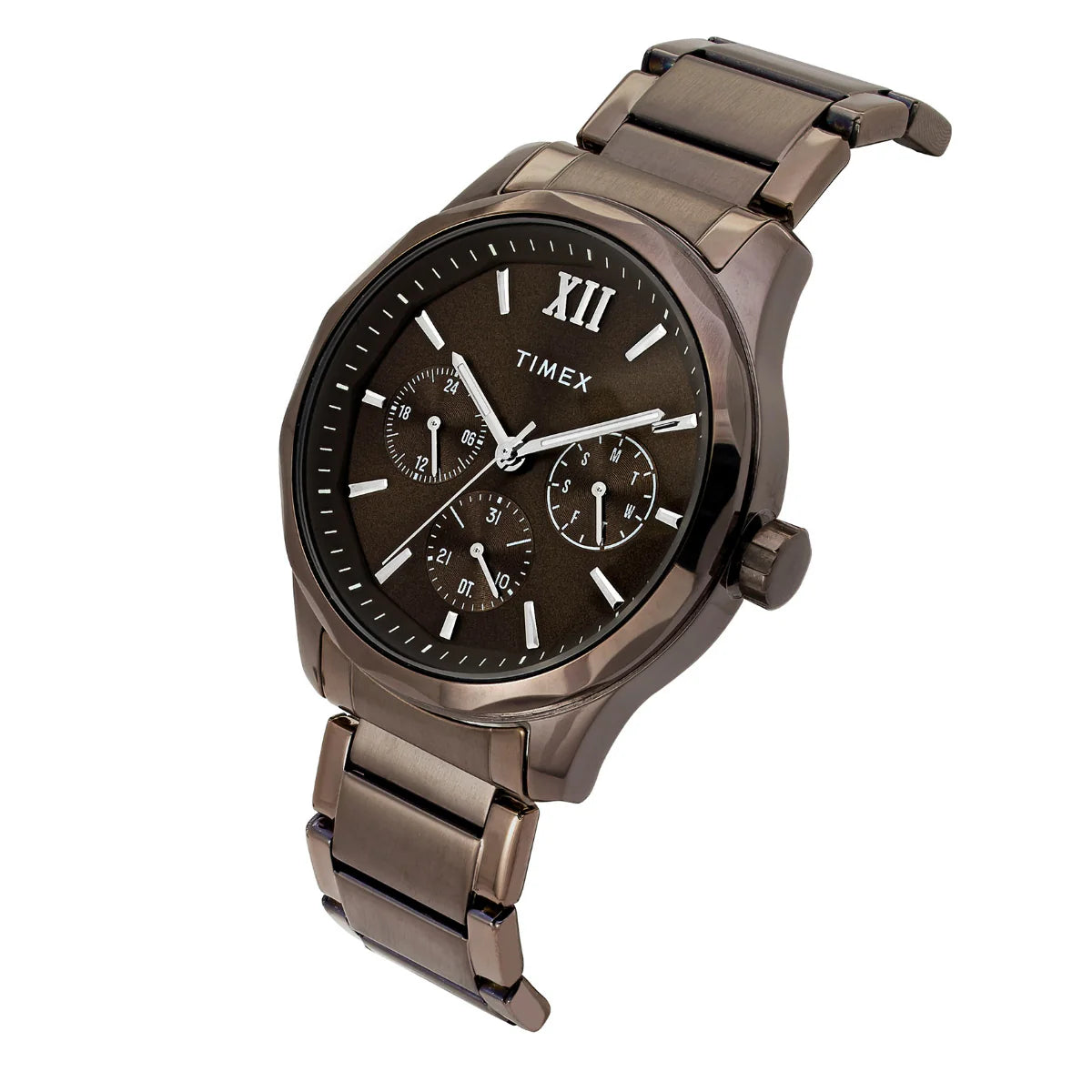 Timex TW0TG7636 | Timex Men Brown Round Dial Analog Watch