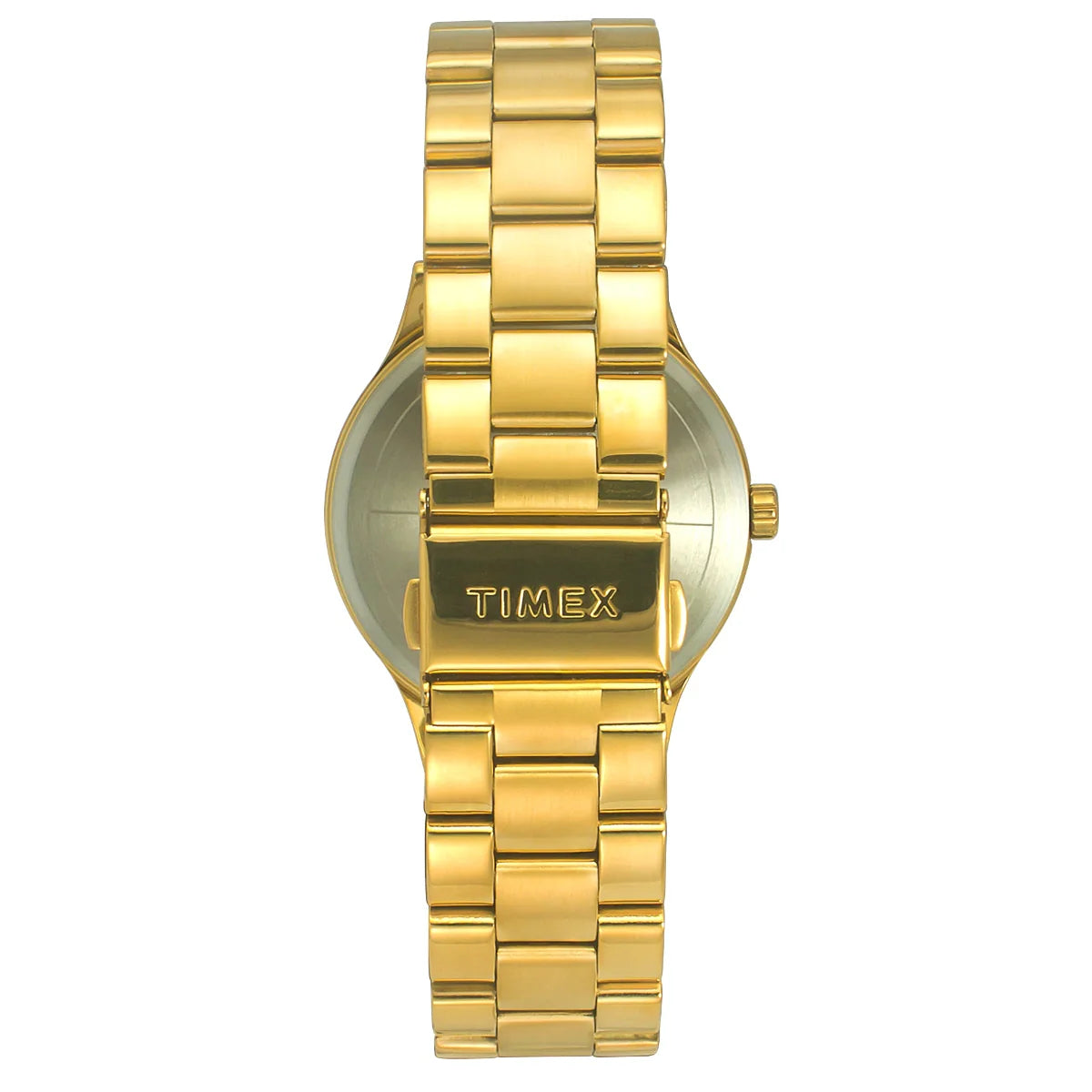 Timex TWEG18421 | Timex Men Analog Silver Round Brass Dial Watch