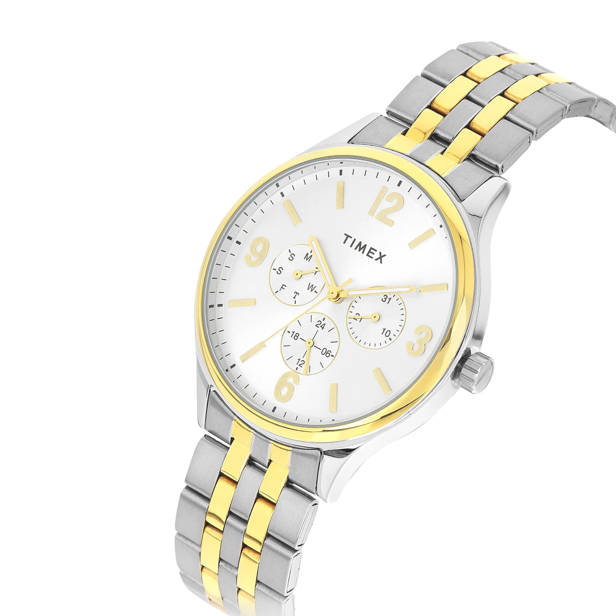 Timex TWEG18441 | TIMEX Men Silver Round Dial Analog Watch