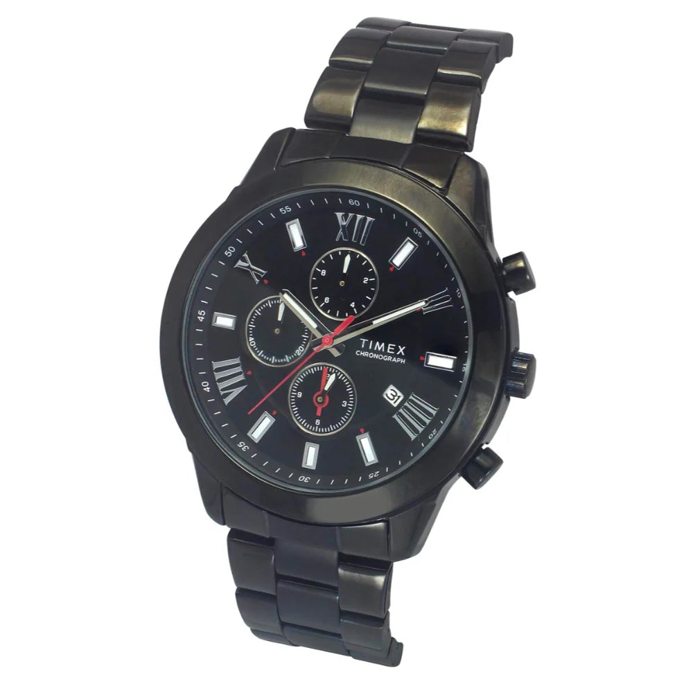 Timex TWEG18518 | Timex Cosmic Awe Men Chronograph Round Dial Black Watch
