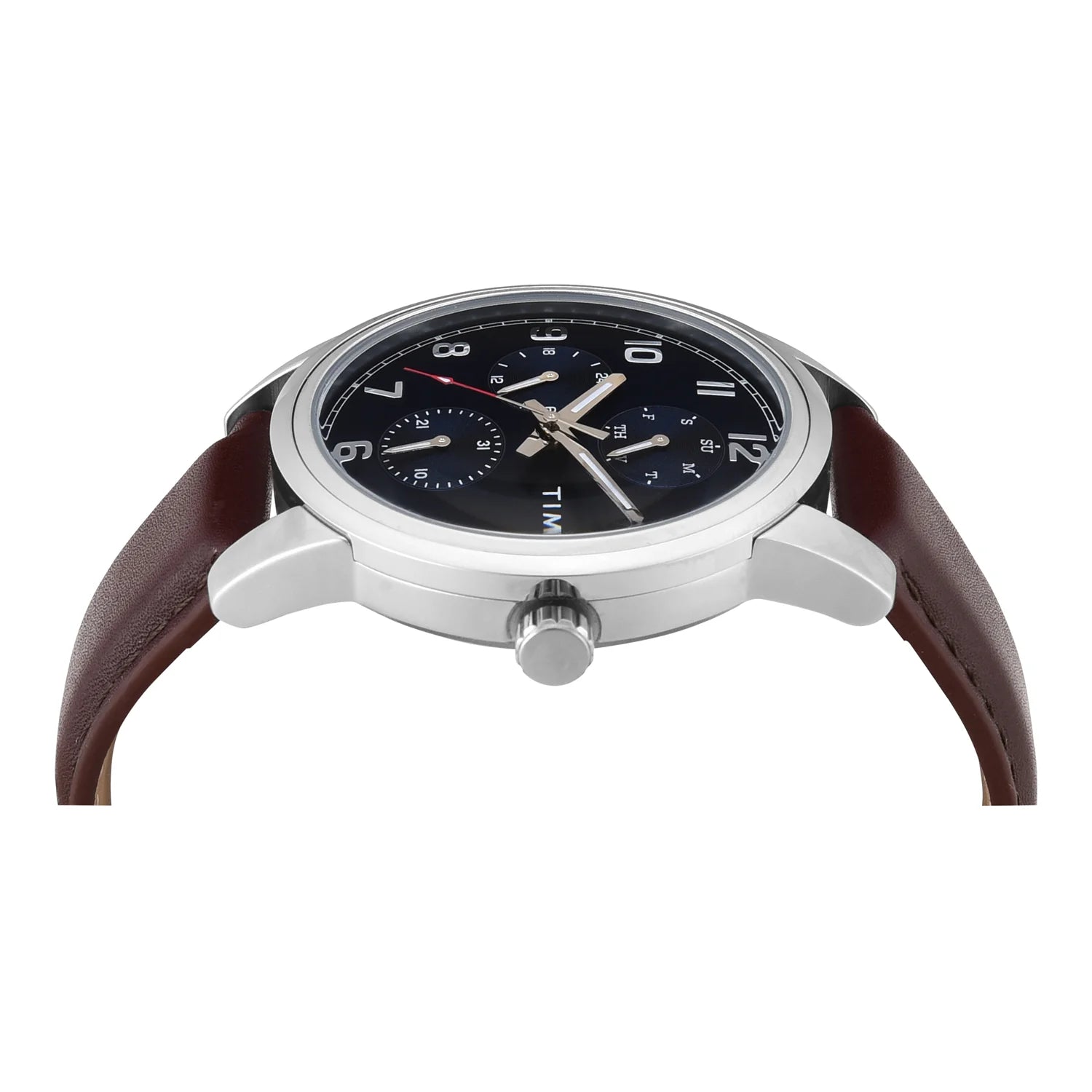 Timex TWEG18906 | TIMEX Blue Round Dial Analog Men's Watch.