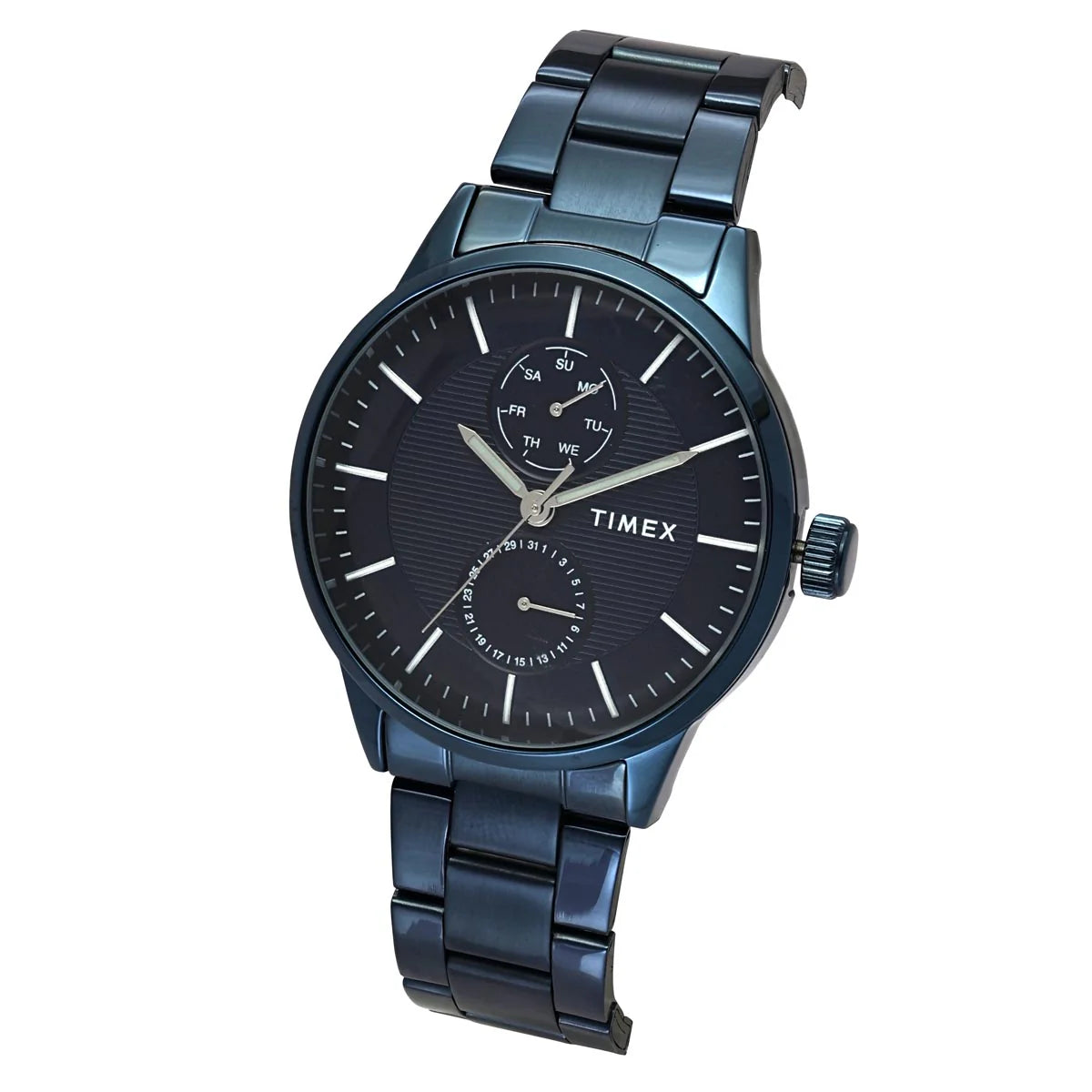 Timex TWEG19940 | TIMEX Men Blue Round Dial Analog Watch.