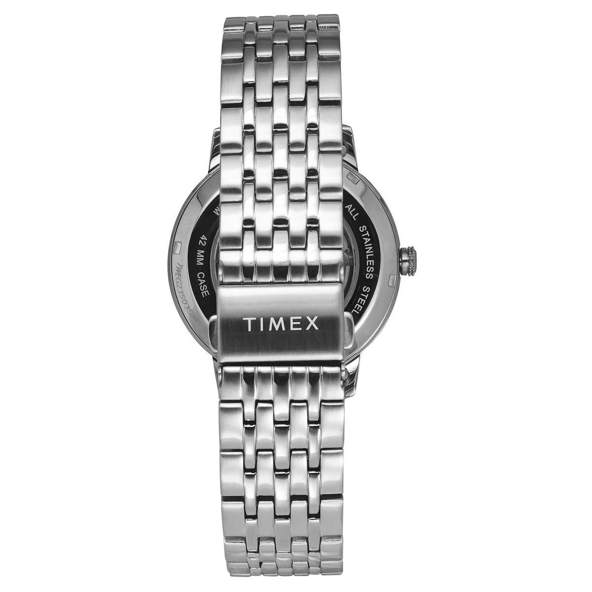 Timex TWEG23502 | Timex Trend Men Automatic Green Round Stainless Steel Dial Watch
