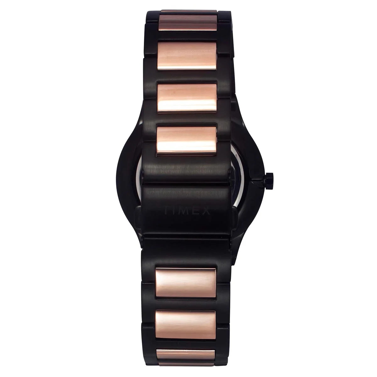 Timex TWEG23601 | Timex Men Analog Black Round Stainless Steel Dial Watch.
