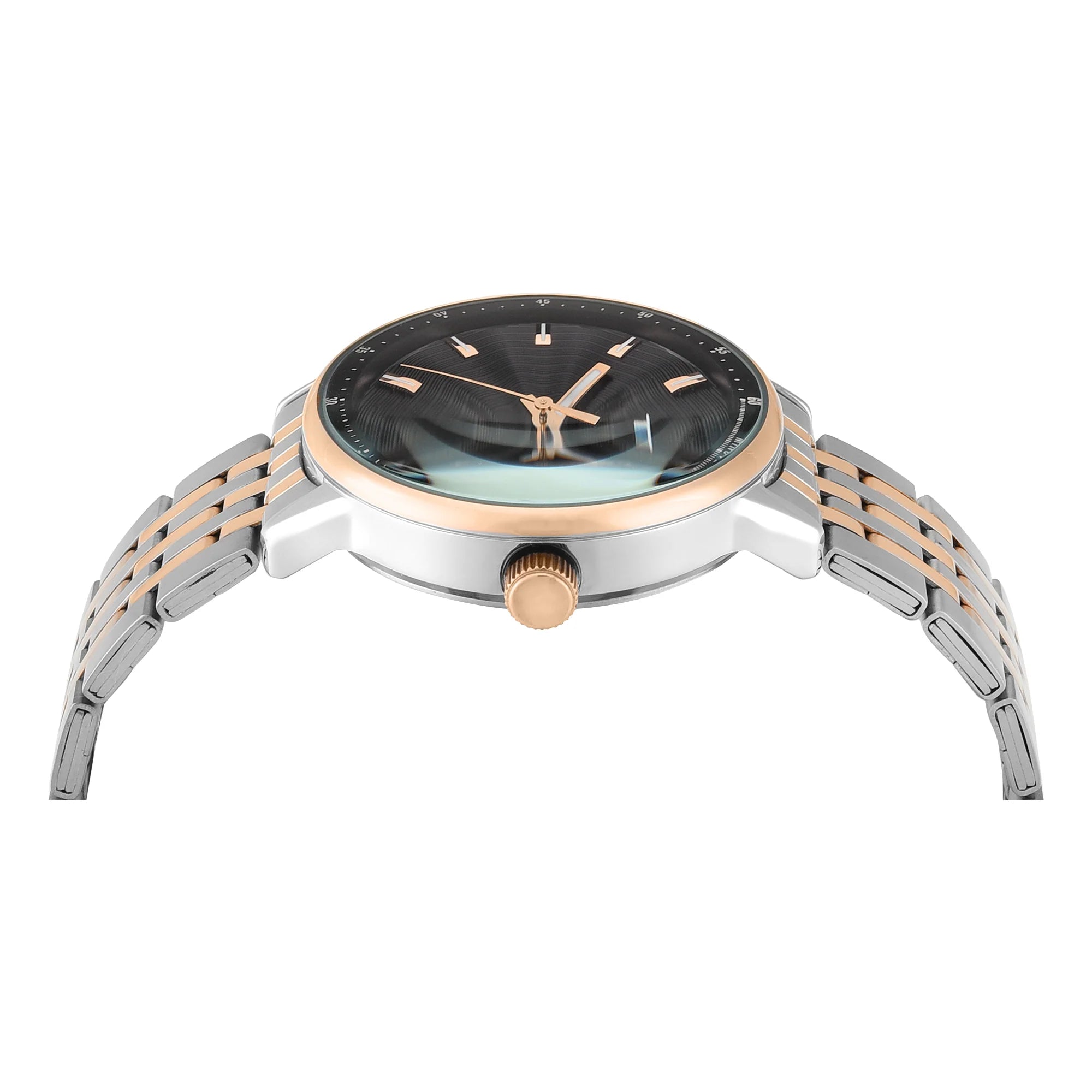 Timex TWEG25411 | Timex Trendline Round 41mm Black Dial Analog Men Watch.
