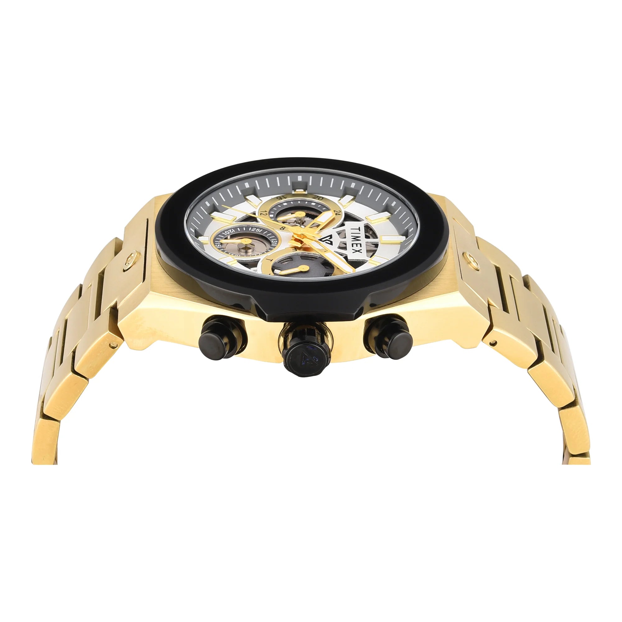 Timex TWEG26101 | TIMEX Vector Men Silver Round Dial Analog Watch.