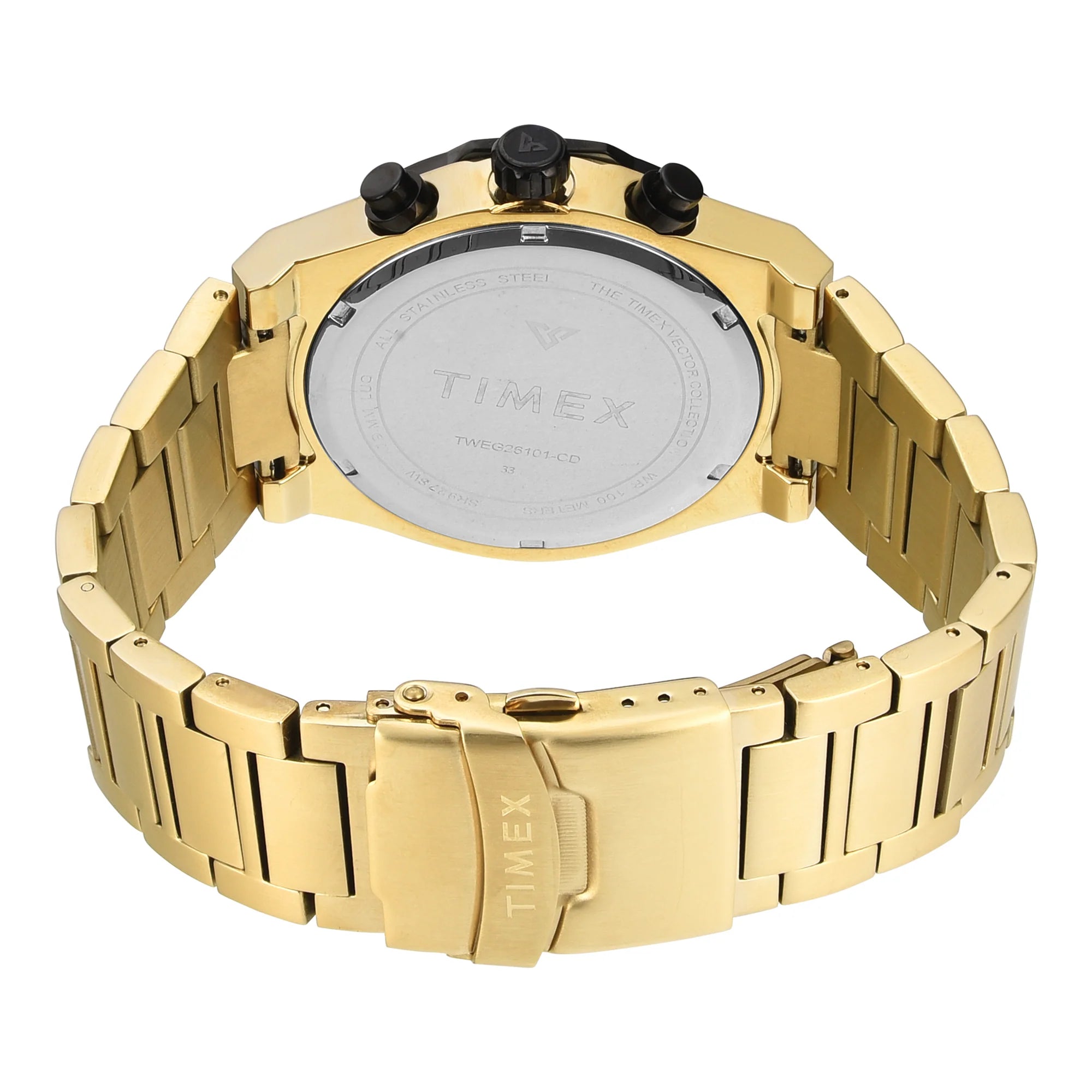 Timex TWEG26101 | TIMEX Vector Men Silver Round Dial Analog Watch.