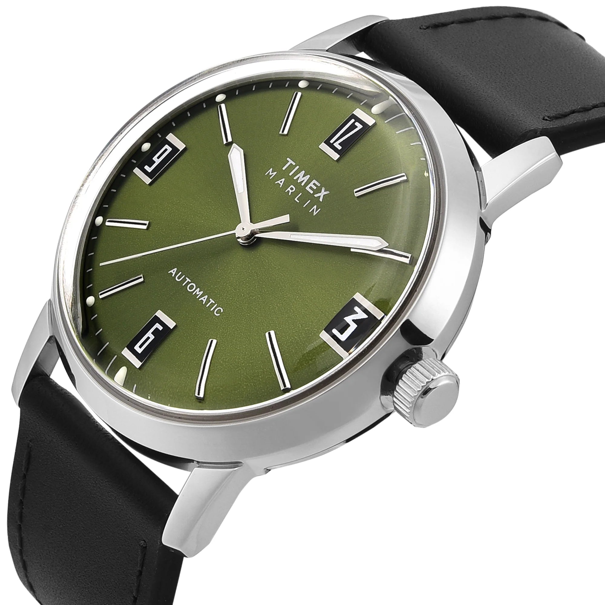 Timex TWEG26700 | Timex Marlin Green Round Dial Mechanical Automatic Men's Watch
