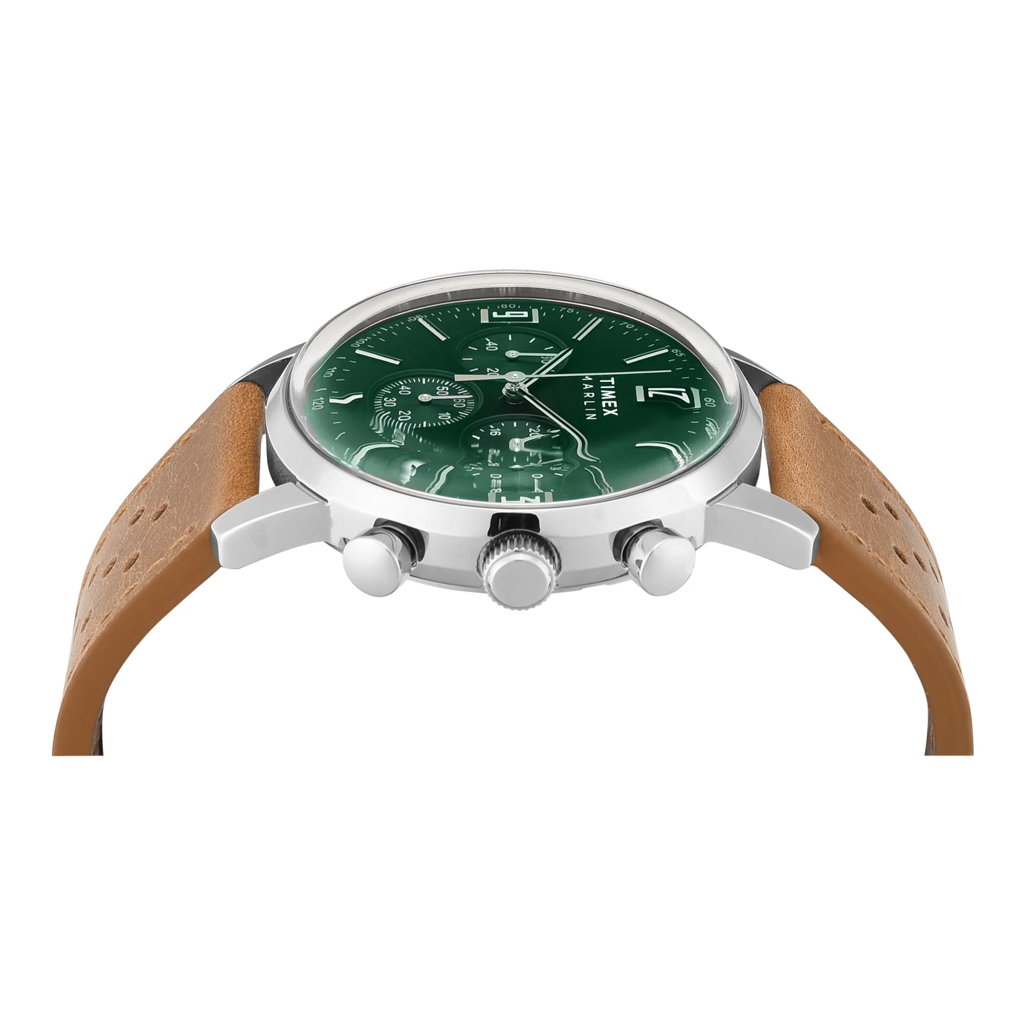 Timex TWEG26702 | TIMEX Marlin? Green Round Dial Analog Men's Watch.