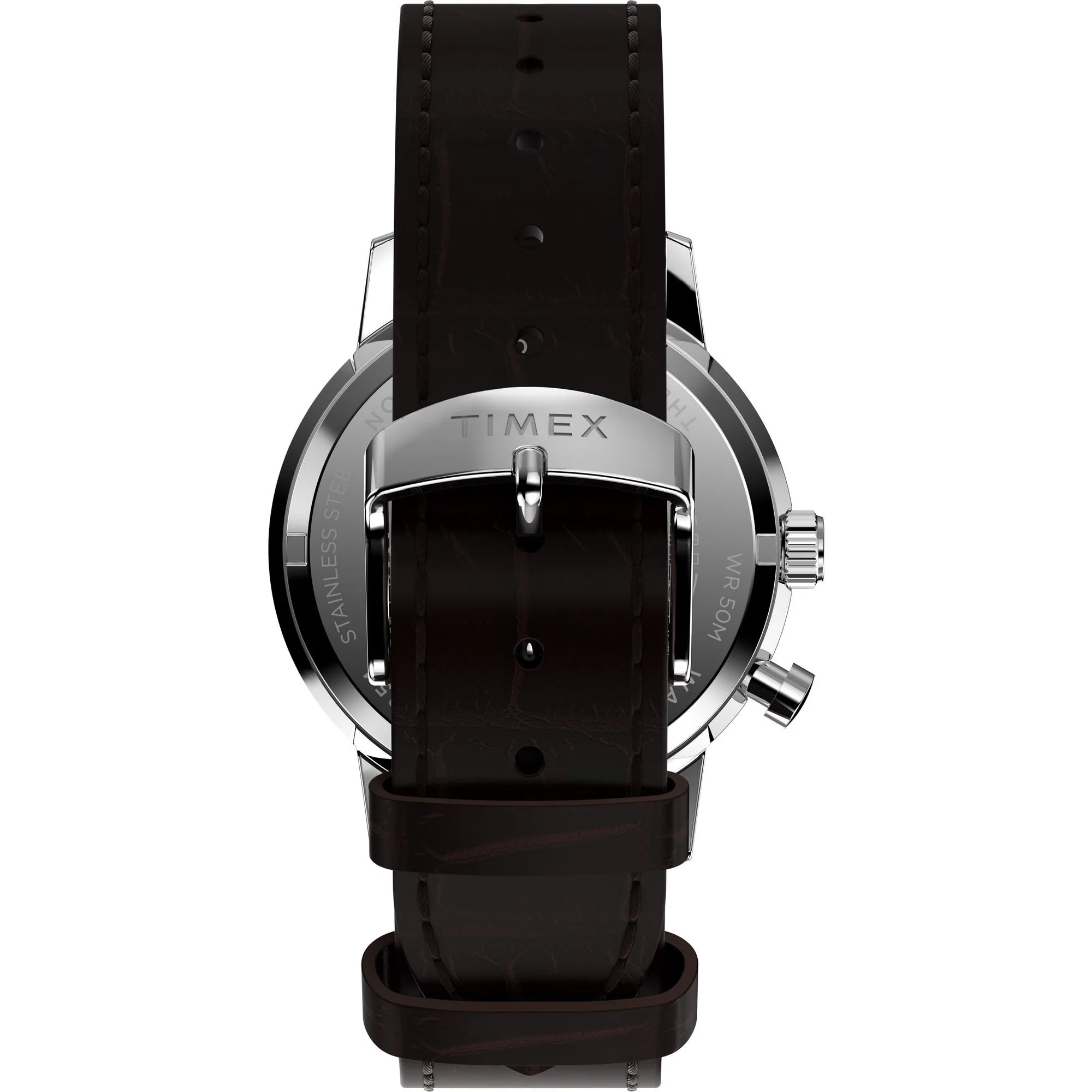 Timex TWEG26801 | Timex Marlin Rose Gold-Tone Round Dial Analog Moon Phase Men's Watch
