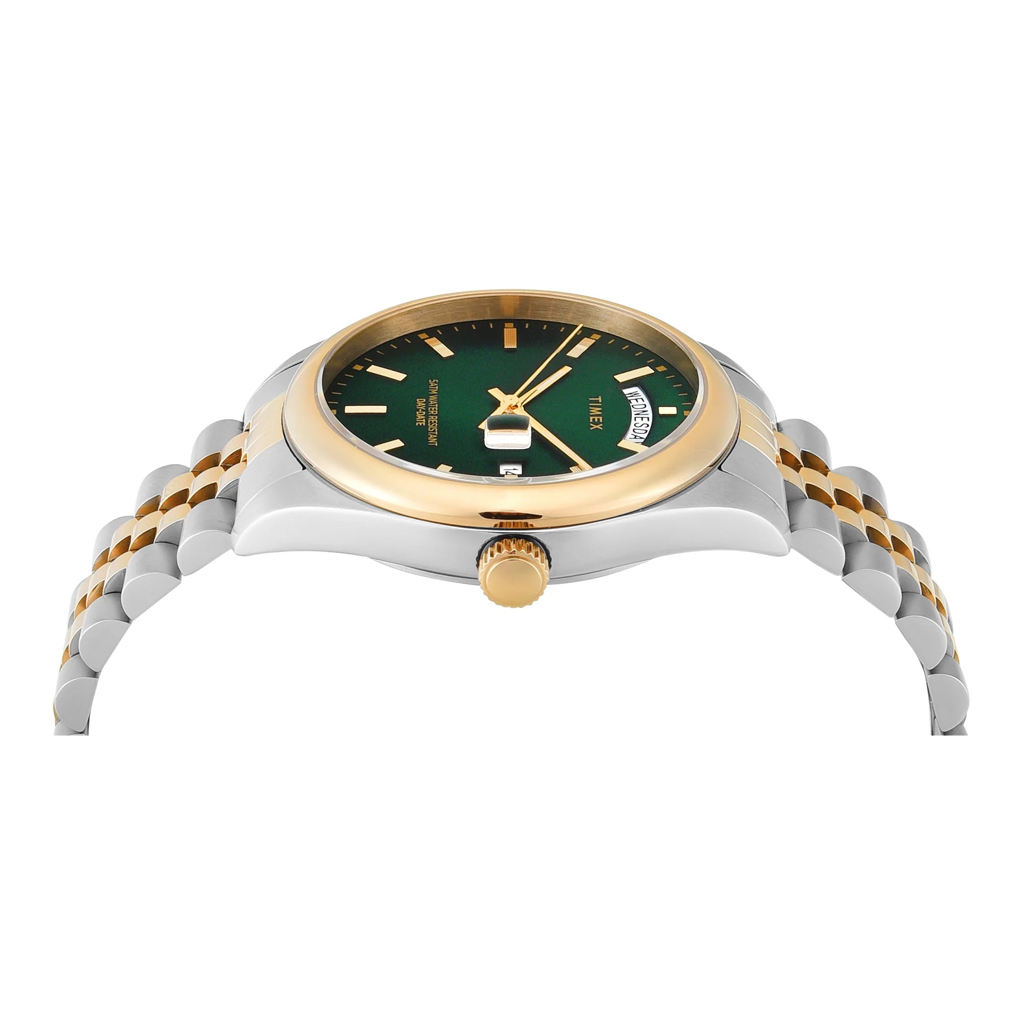 Timex TWEG27102 | TIMEX TREND Green Round Dial Analog Men's Watch.