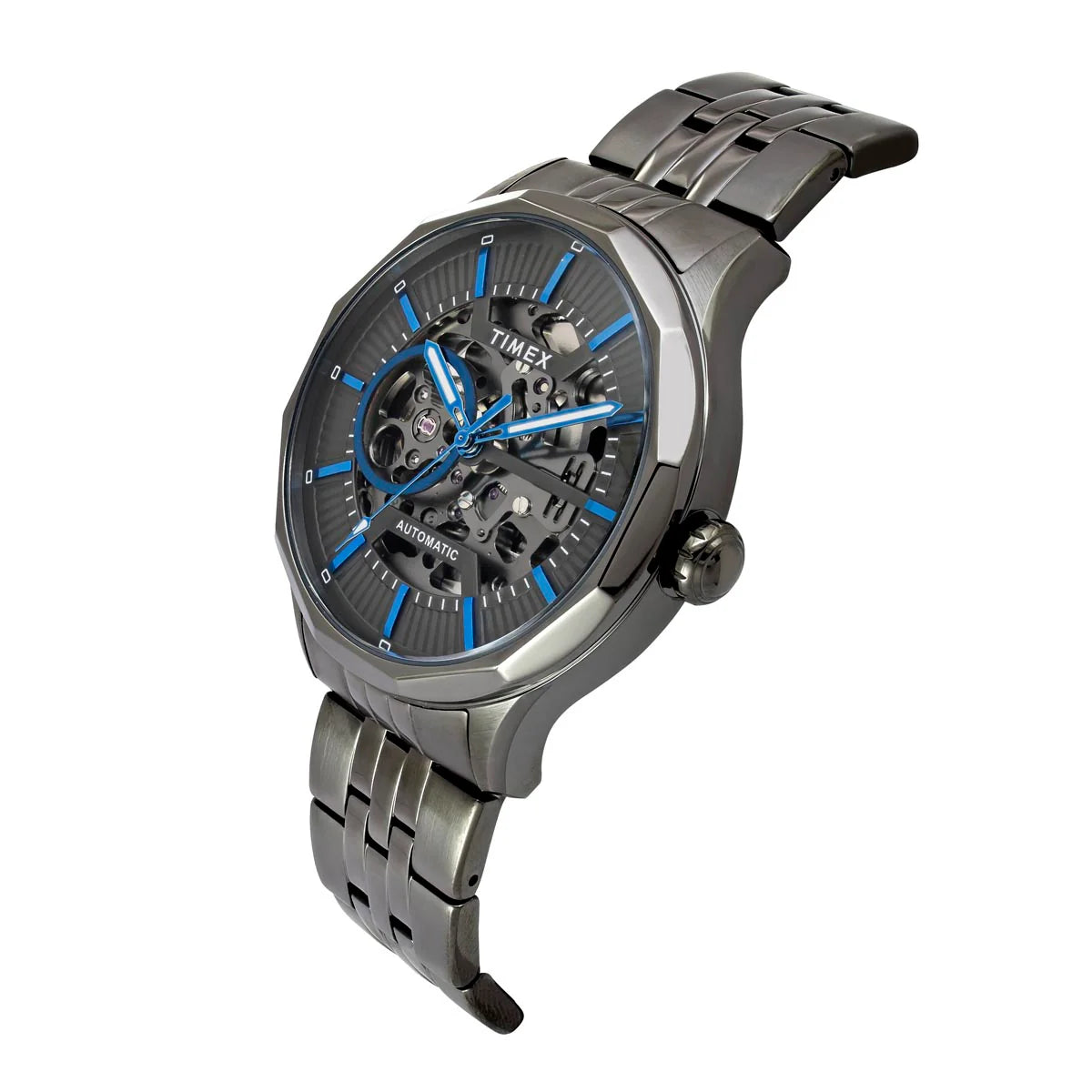 Timex TWEG27601 | TIMEX Round Grey Dial Analog Automatic Men's Watch