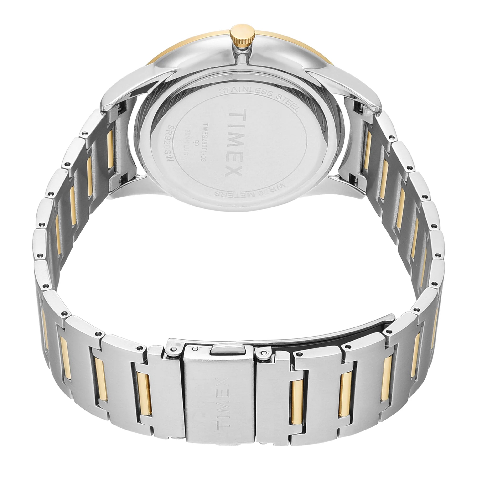 Timex TWEG28001 | TIMEX Round Silver Dial Analog Men's Watch.