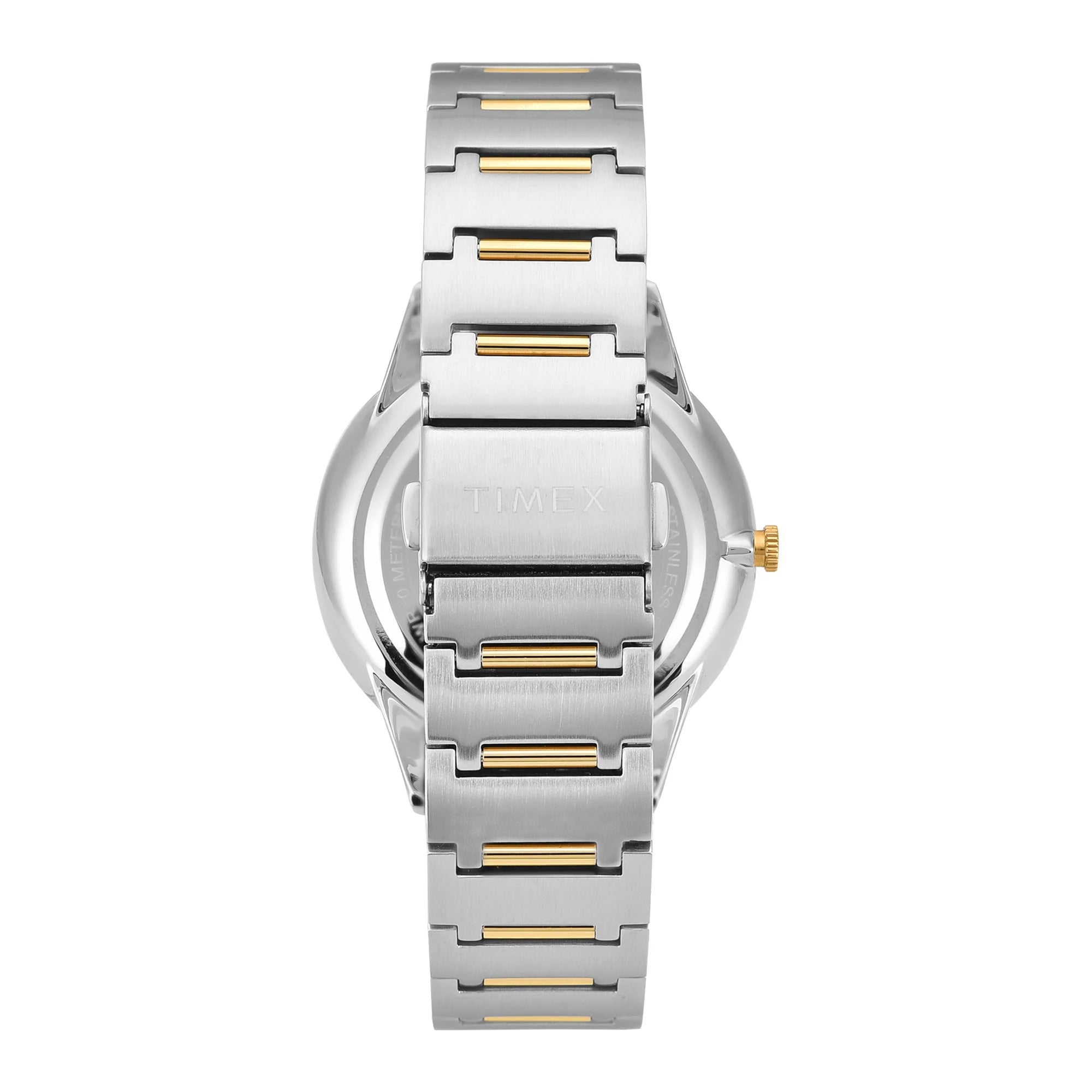 Timex TWEG28001 | TIMEX Round Silver Dial Analog Men's Watch.