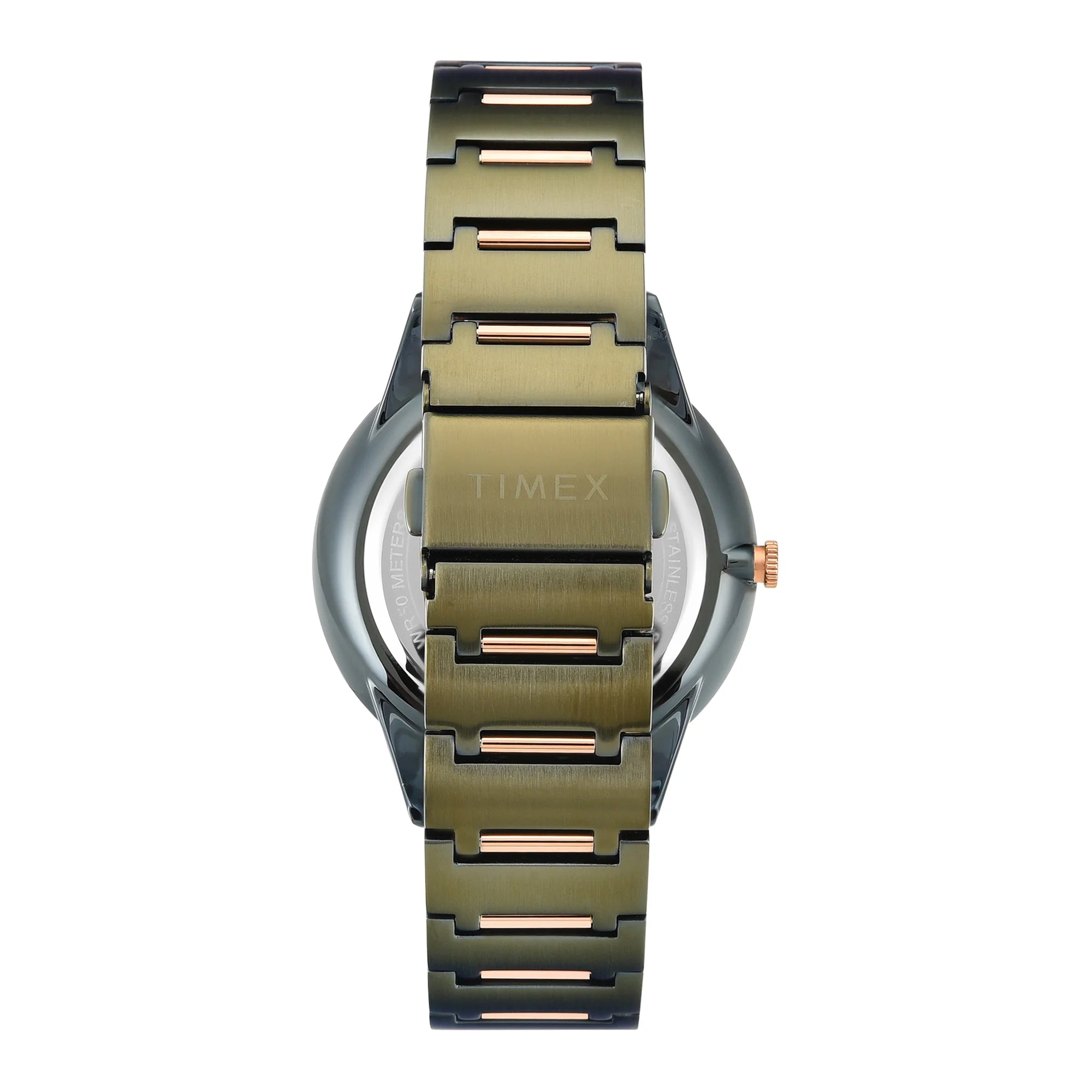Timex TWEG28002 | TIMEX Round Green Dial Analog Men's Watch.