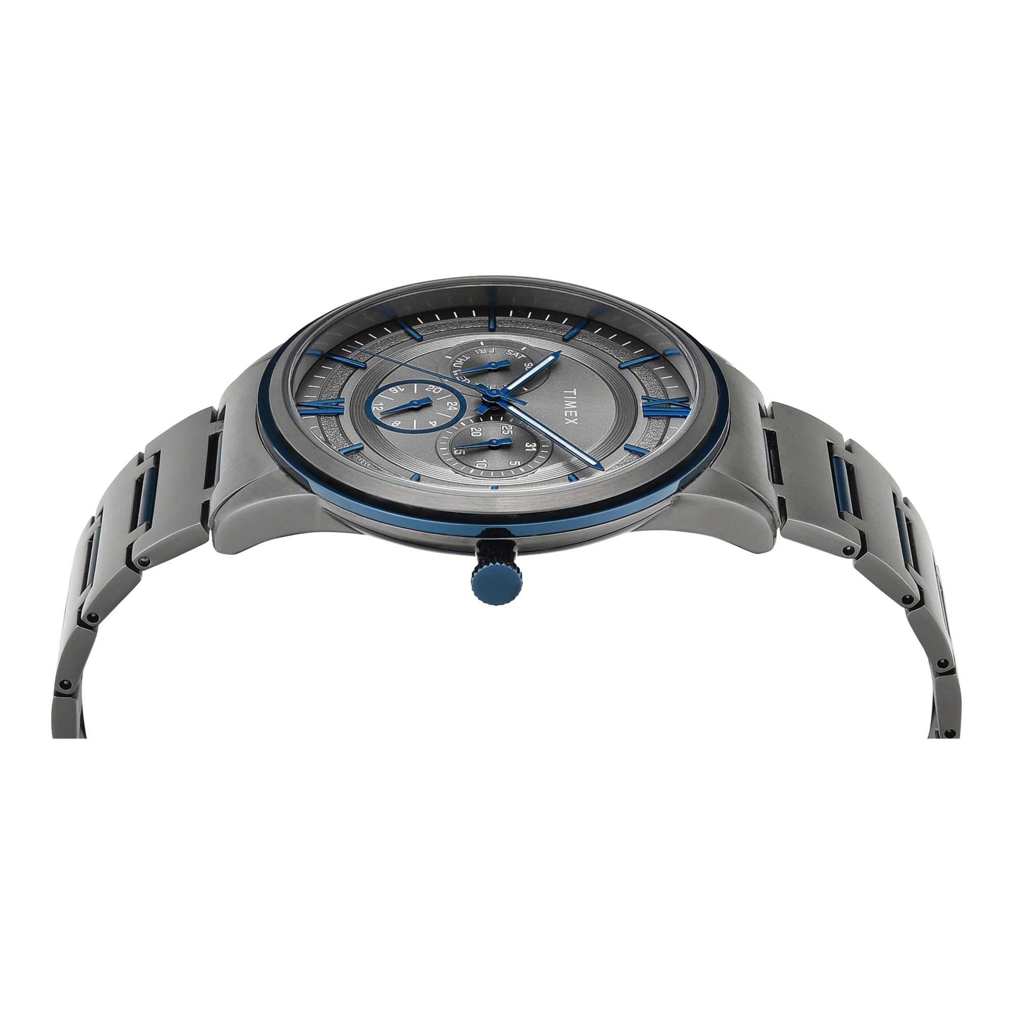 Timex TWEG28003 | TIMEX Round Grey Dial Analog Men's Watch.
