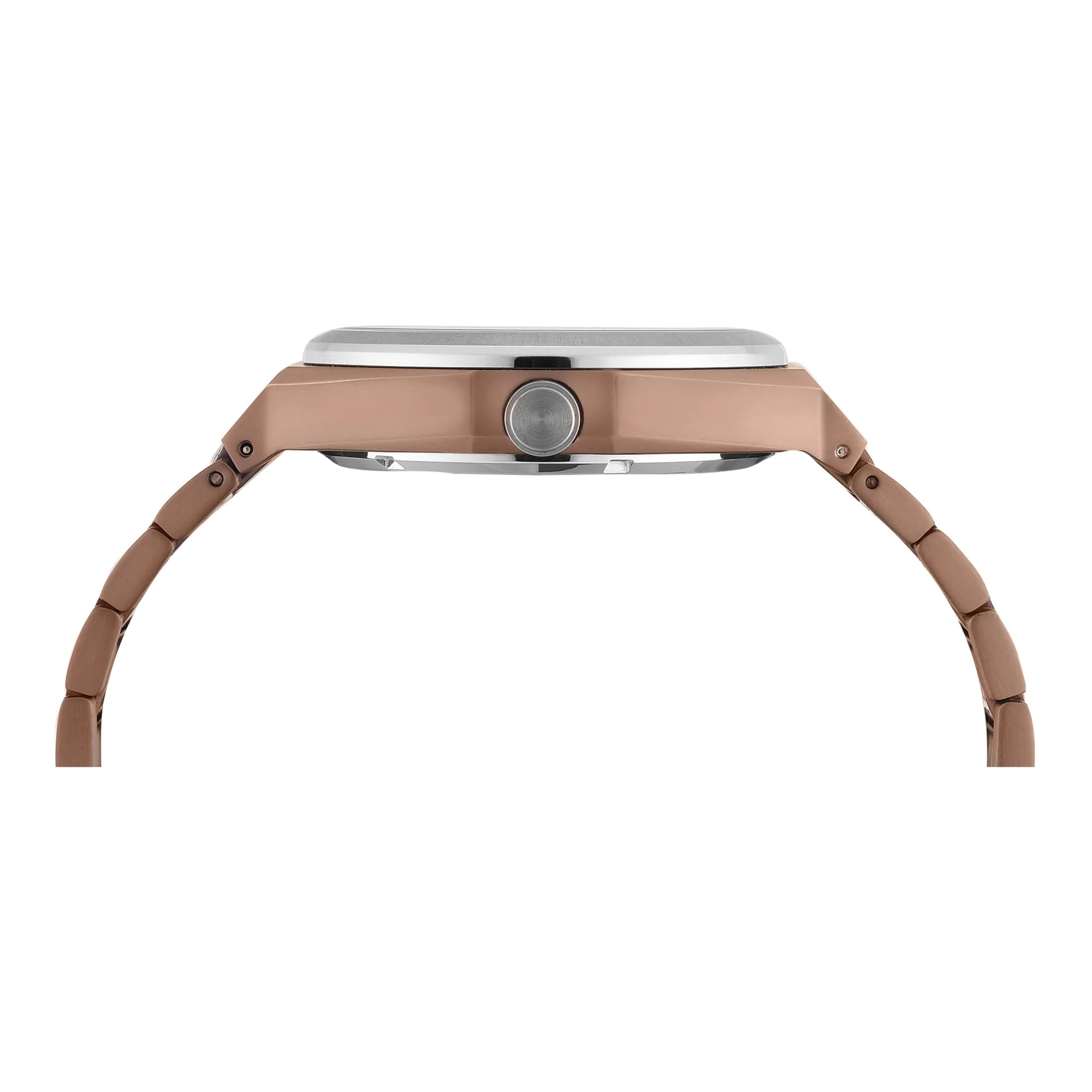Timex TWEG33901 | Timex Signio Round 43mm Coffee Dial Automatic Men Watch.